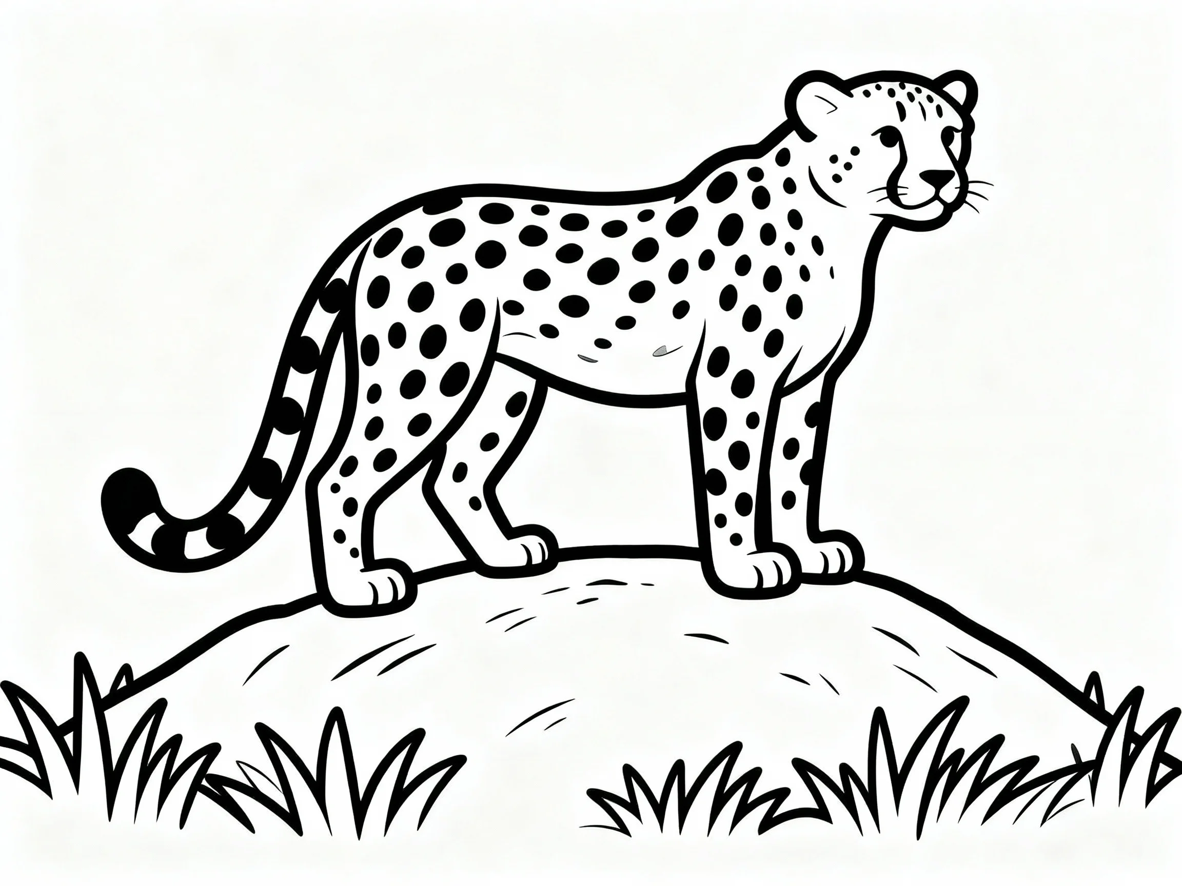Cheetah on Hill