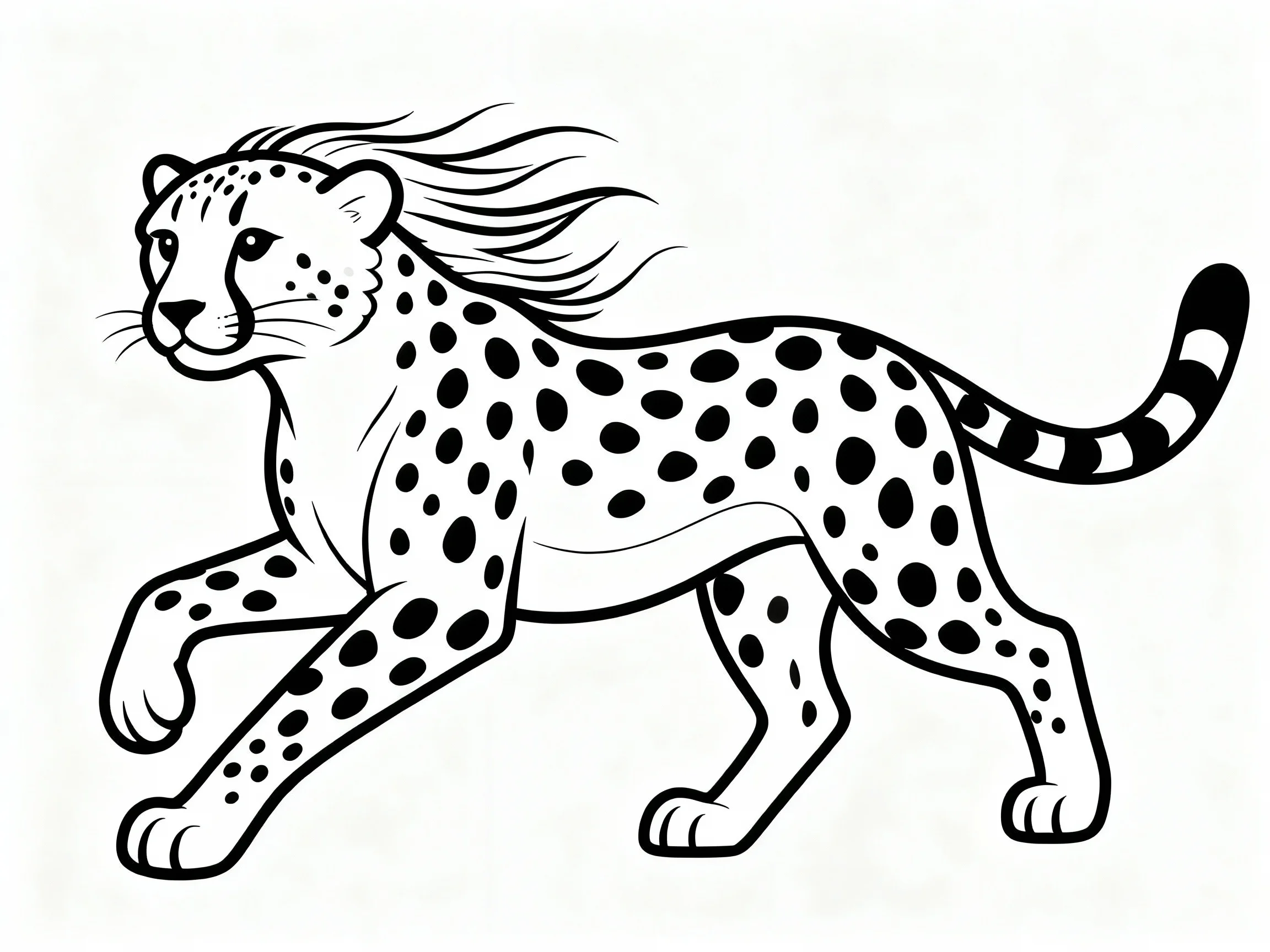 Cheetah in Wind
