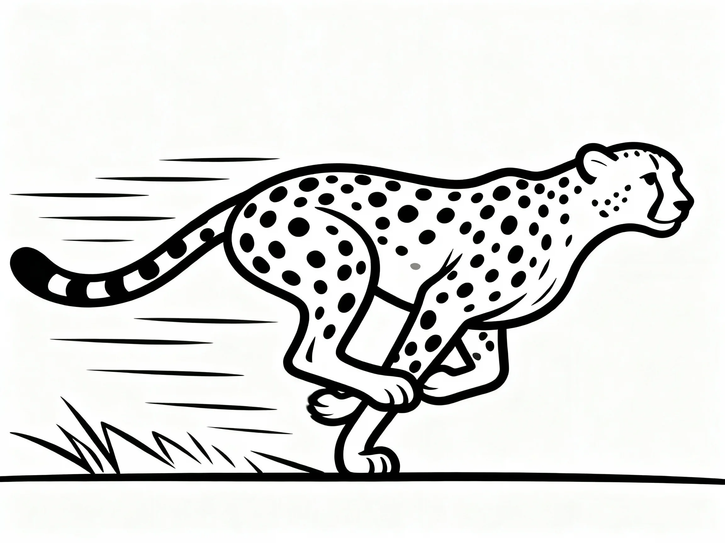 Cheetah Running Fast