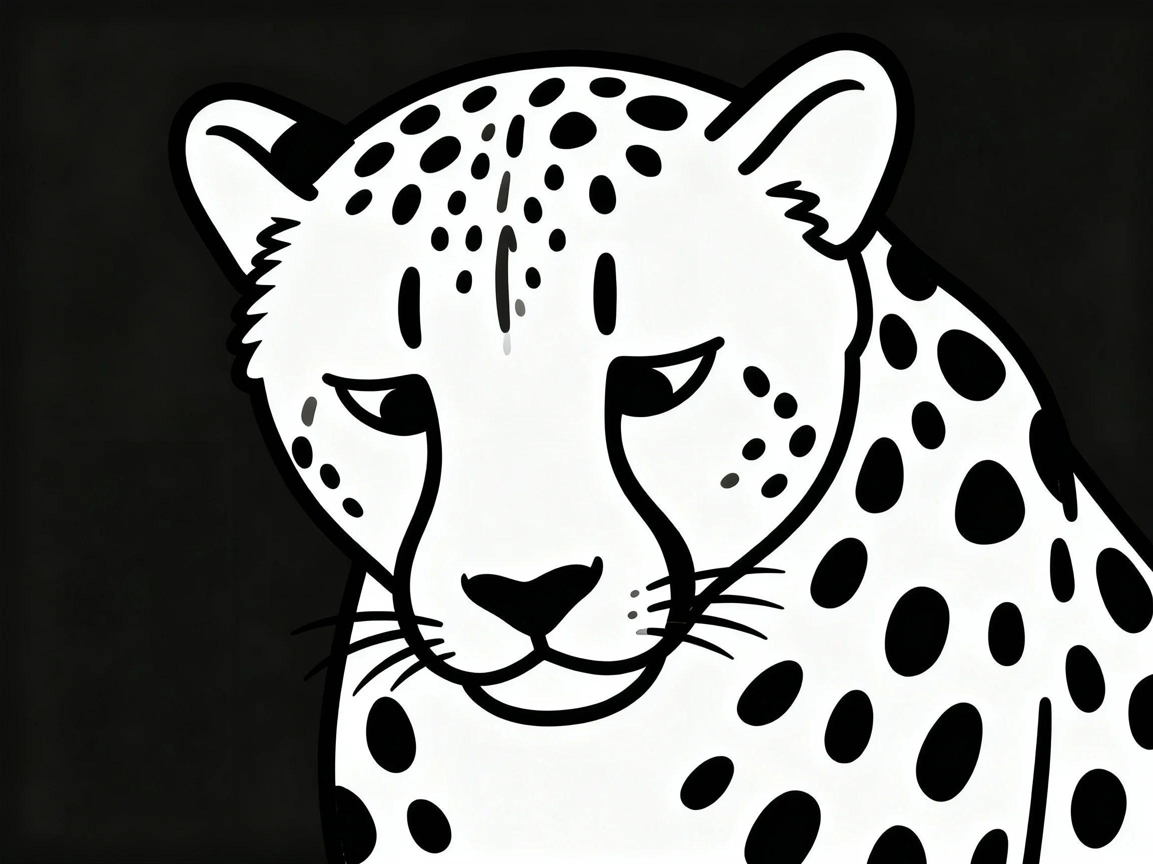 Cheetah Looking Down