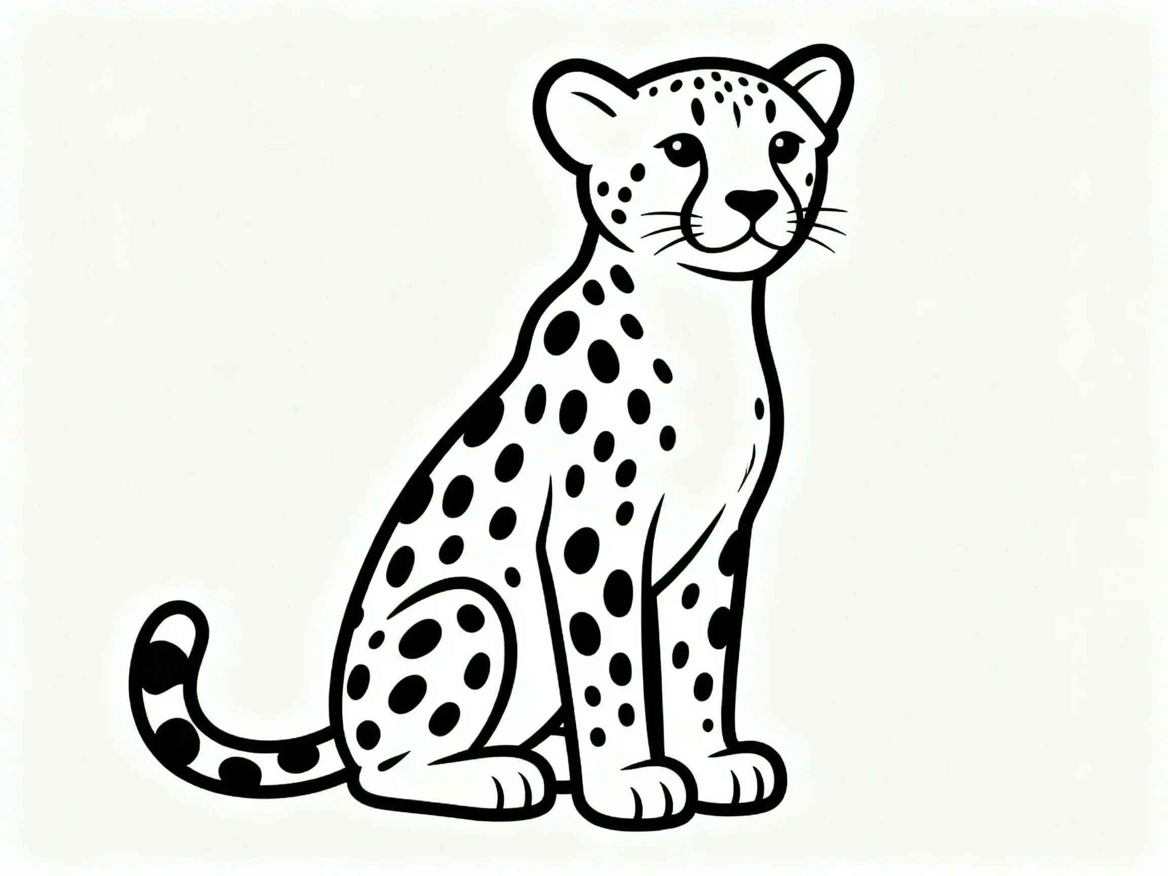 Cheetah Sitting Alert