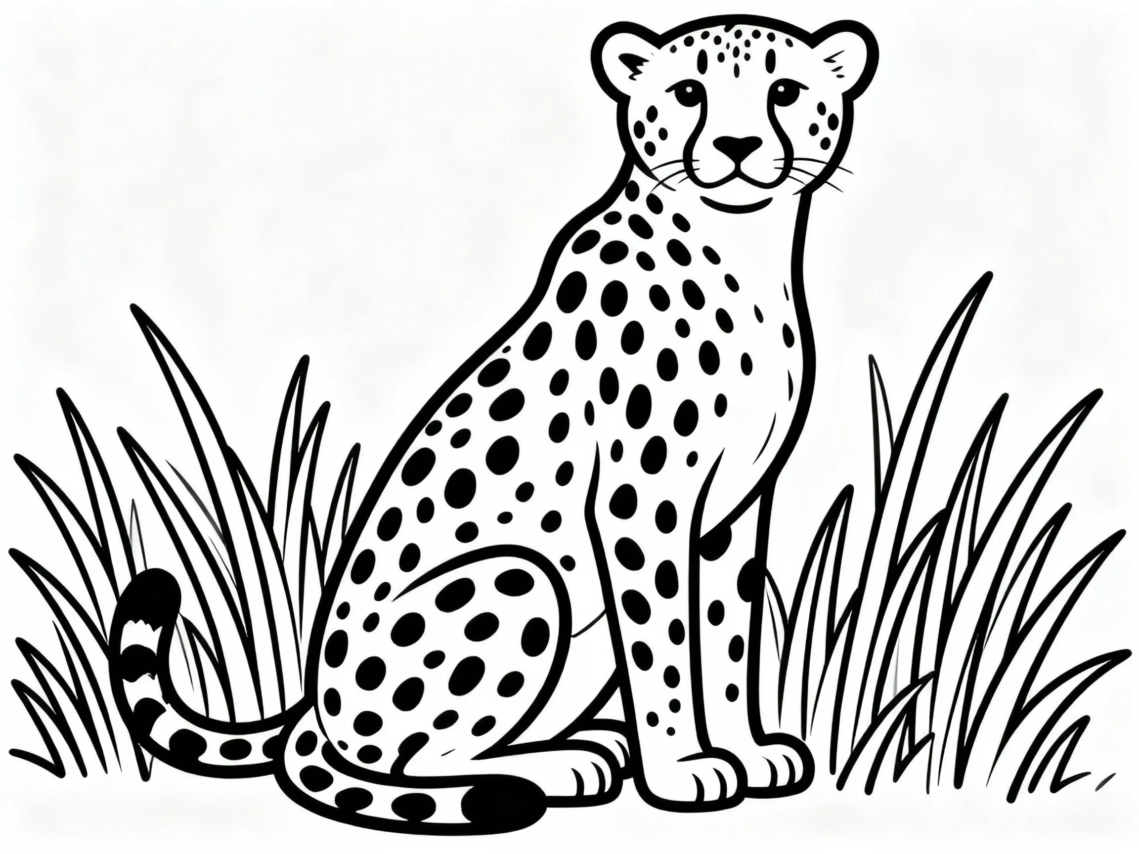 Cheetah in Grass