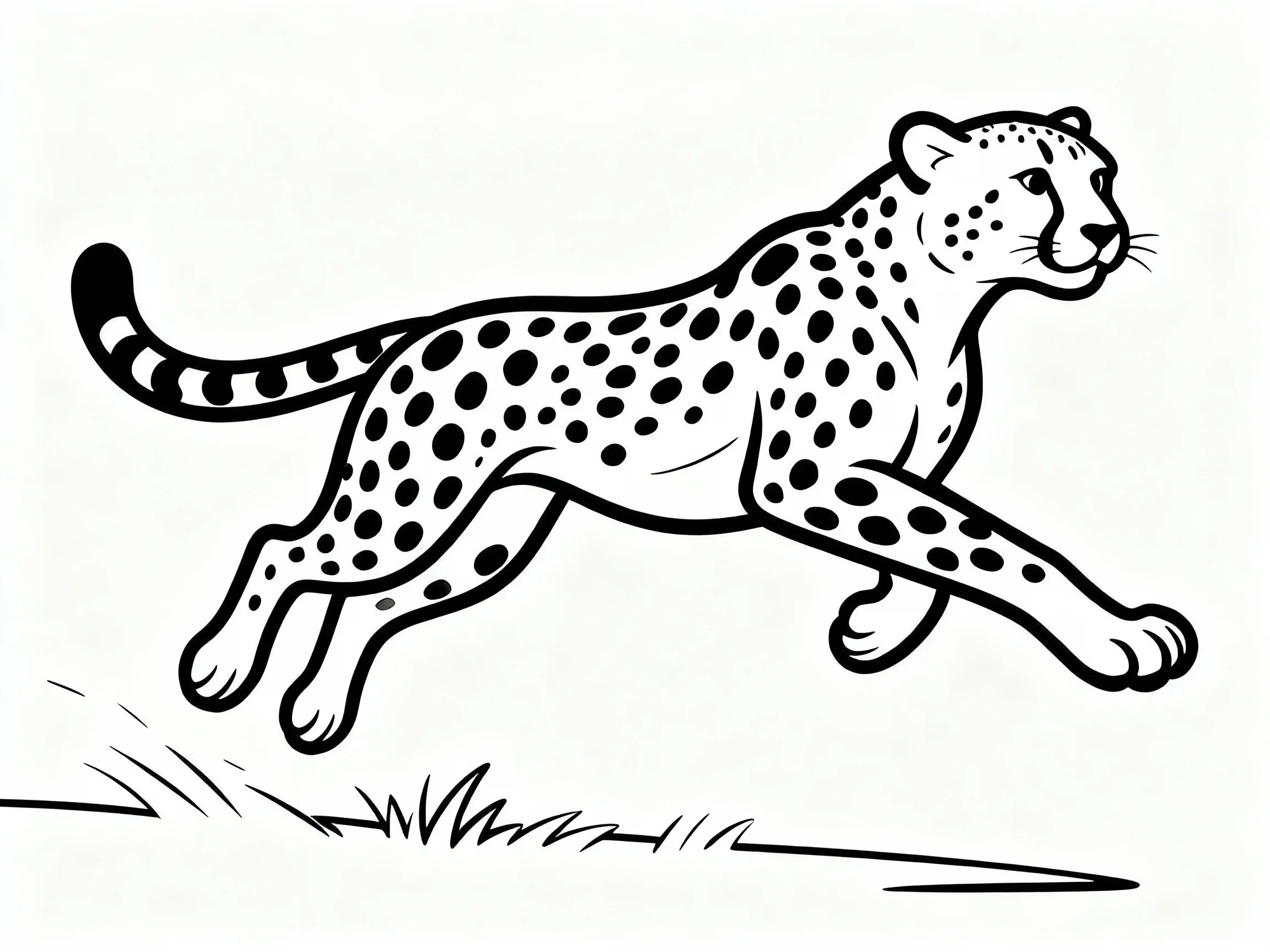 Cheetah Jumping