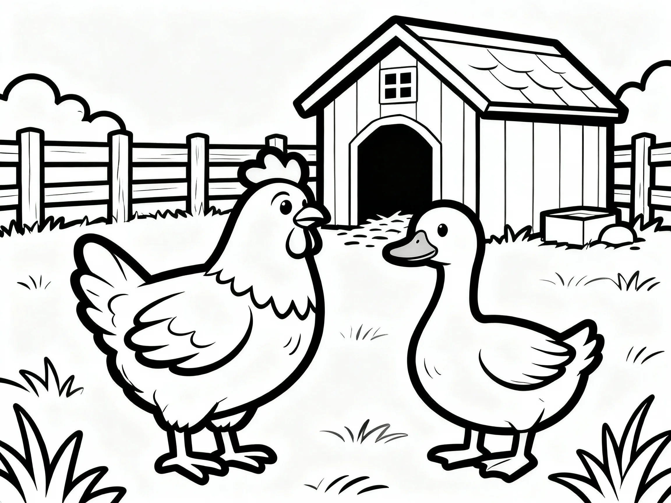 Chicken with Feathered Friend