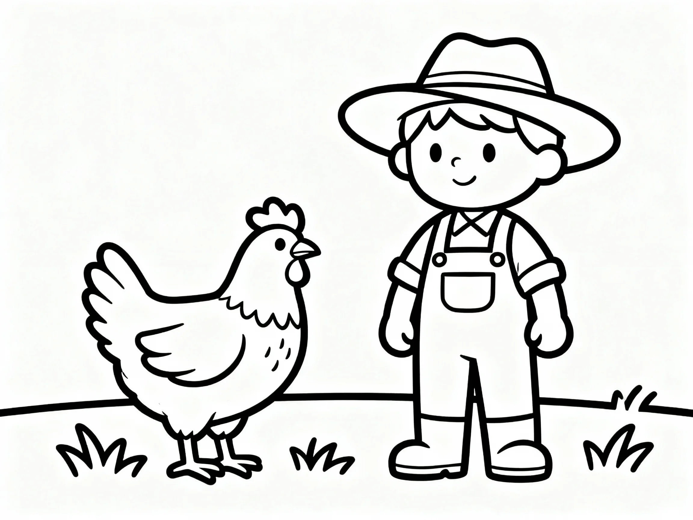Chicken with Farmer