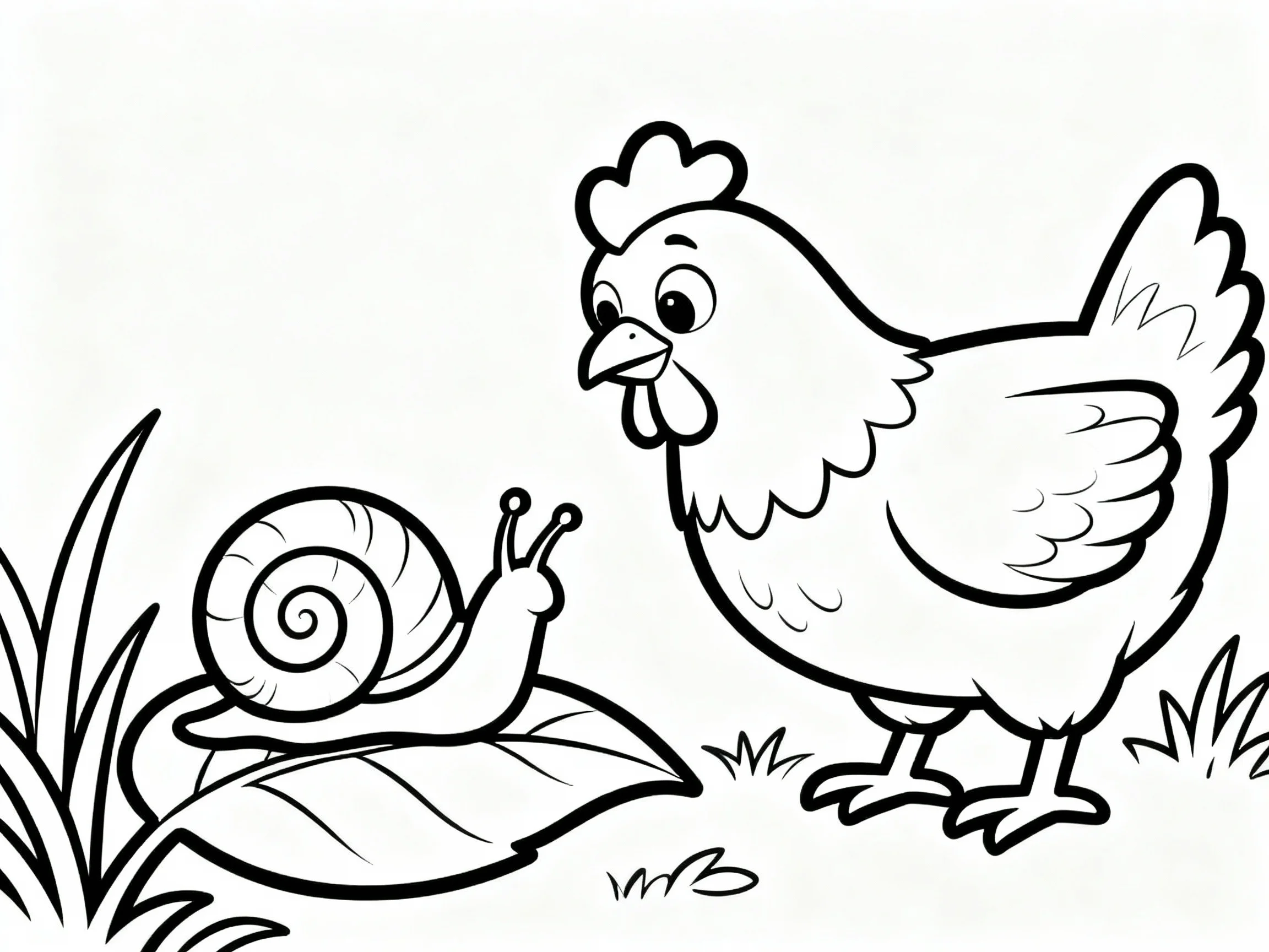 Chicken with Snail