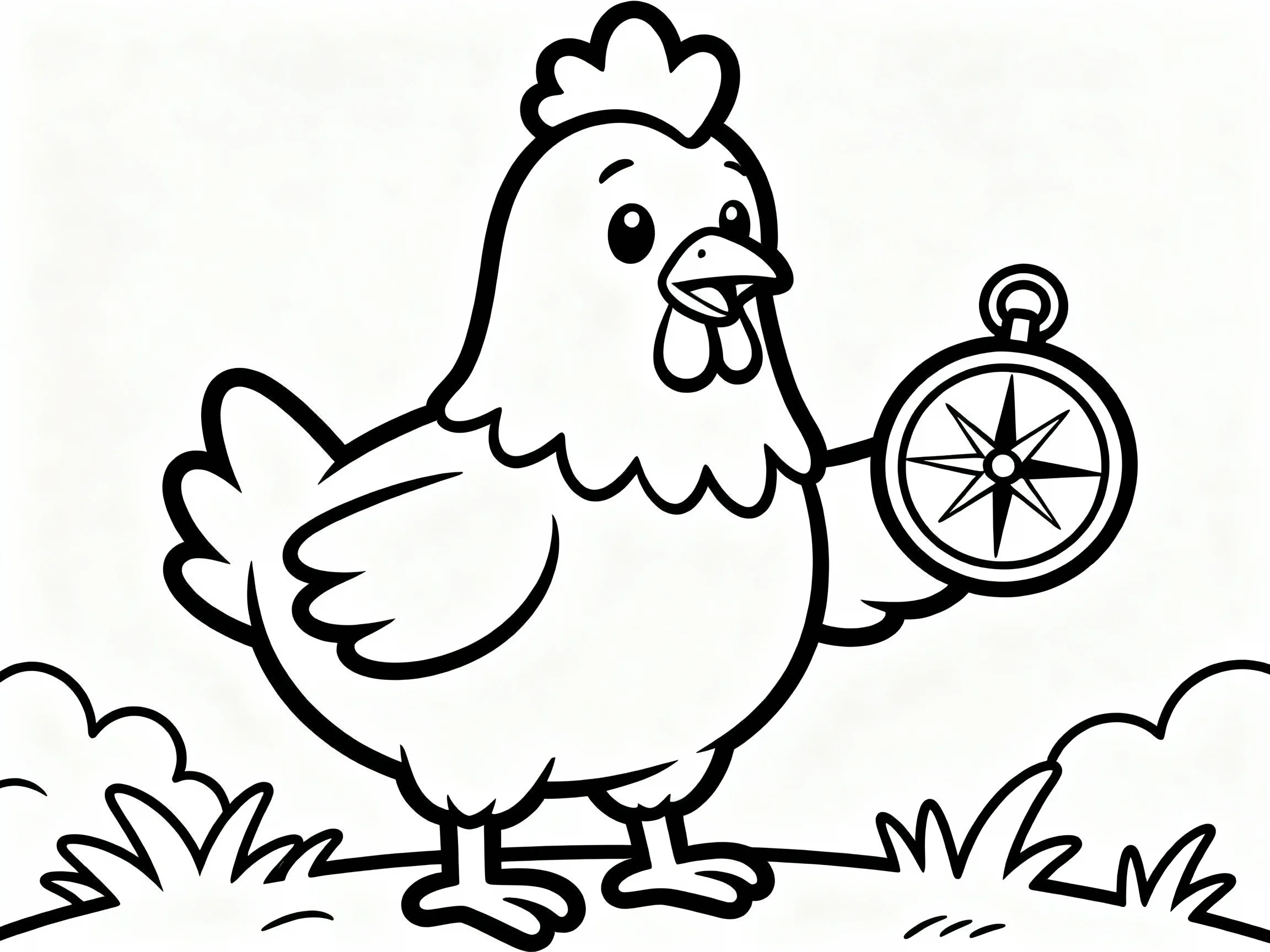 Chicken with Compass