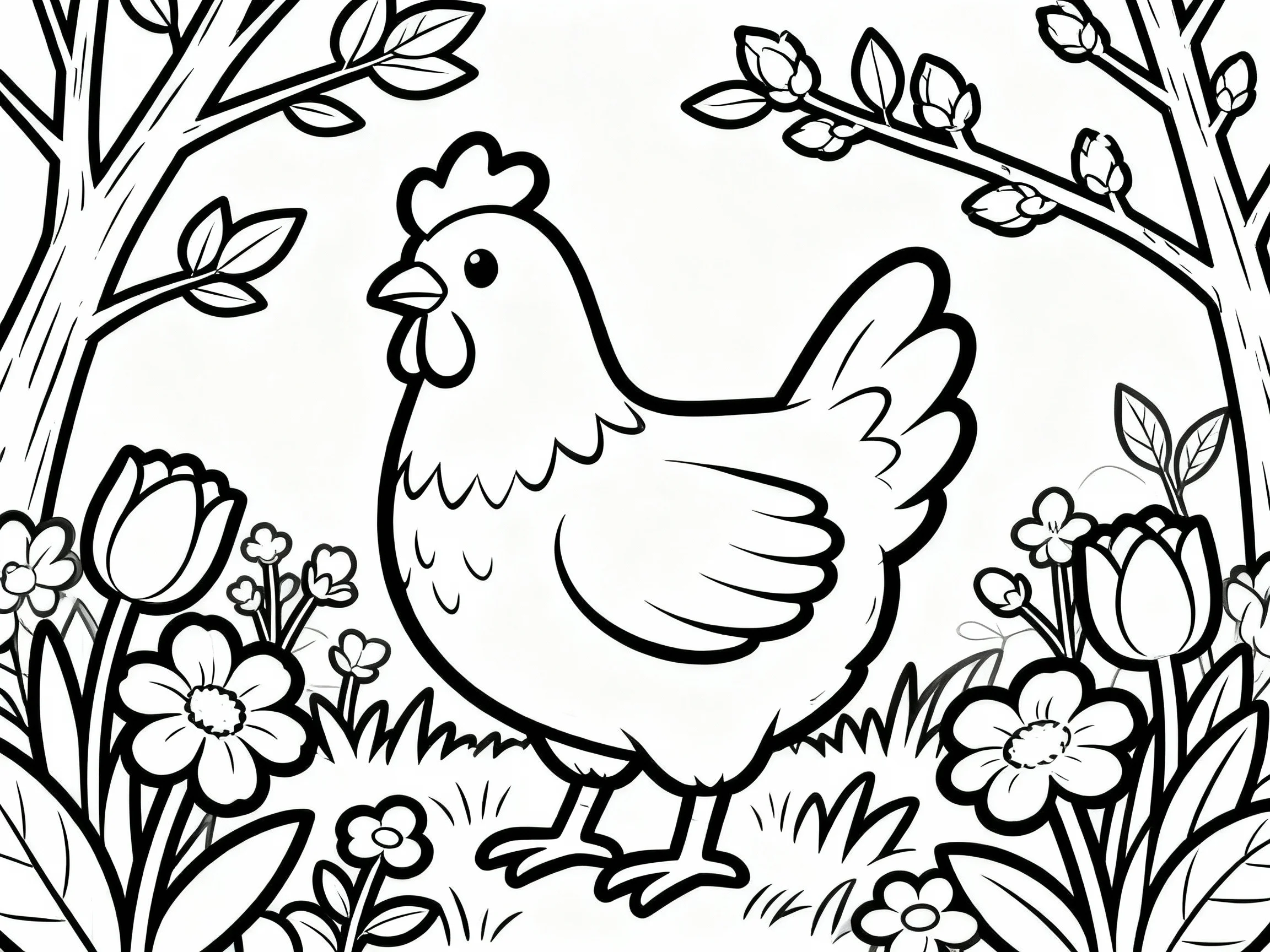 Chicken in Spring
