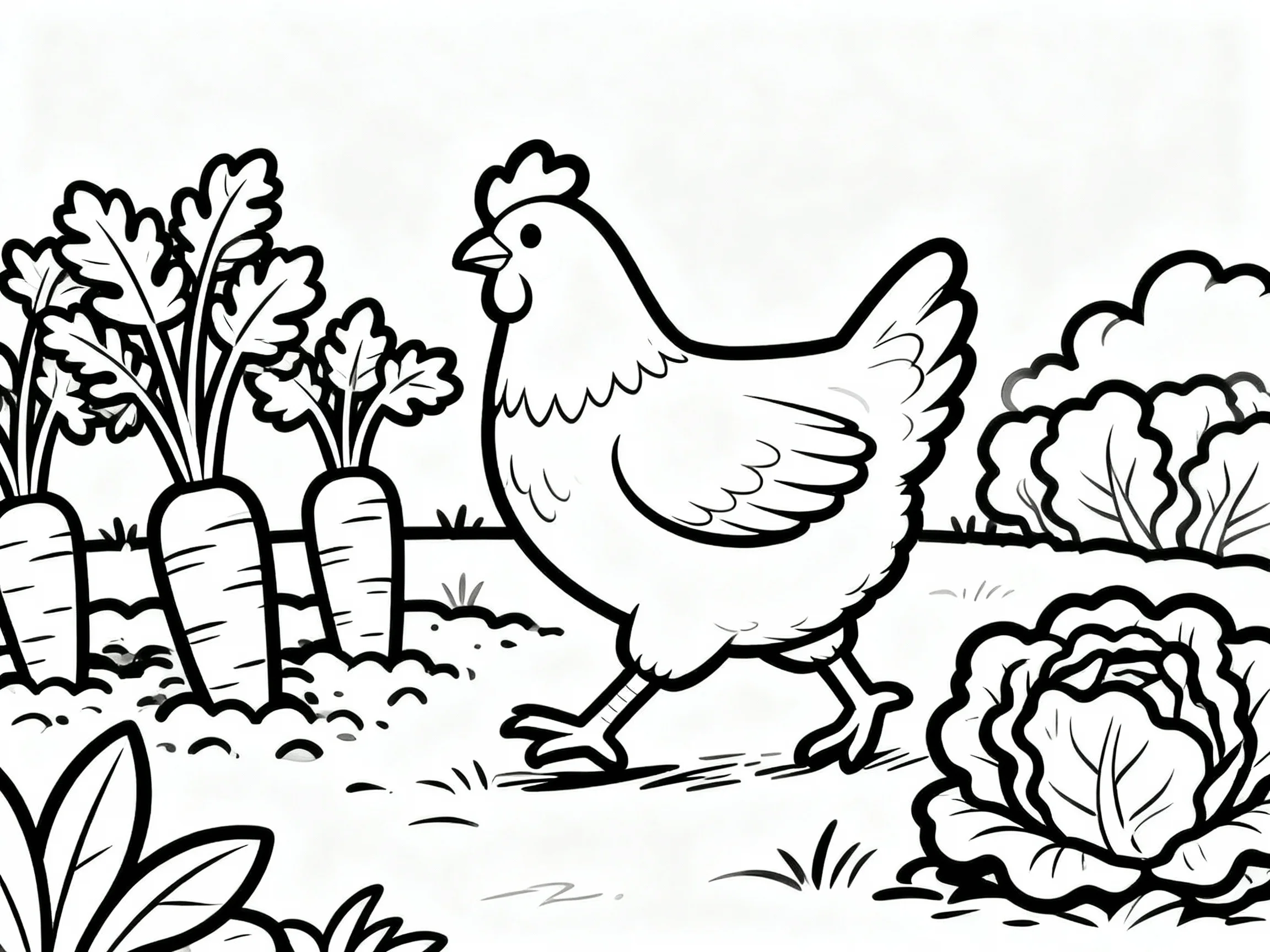 Chicken in the Garden