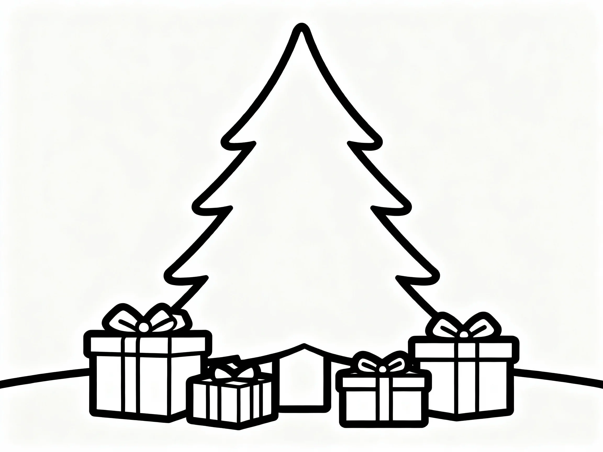 Christmas Tree with Presents