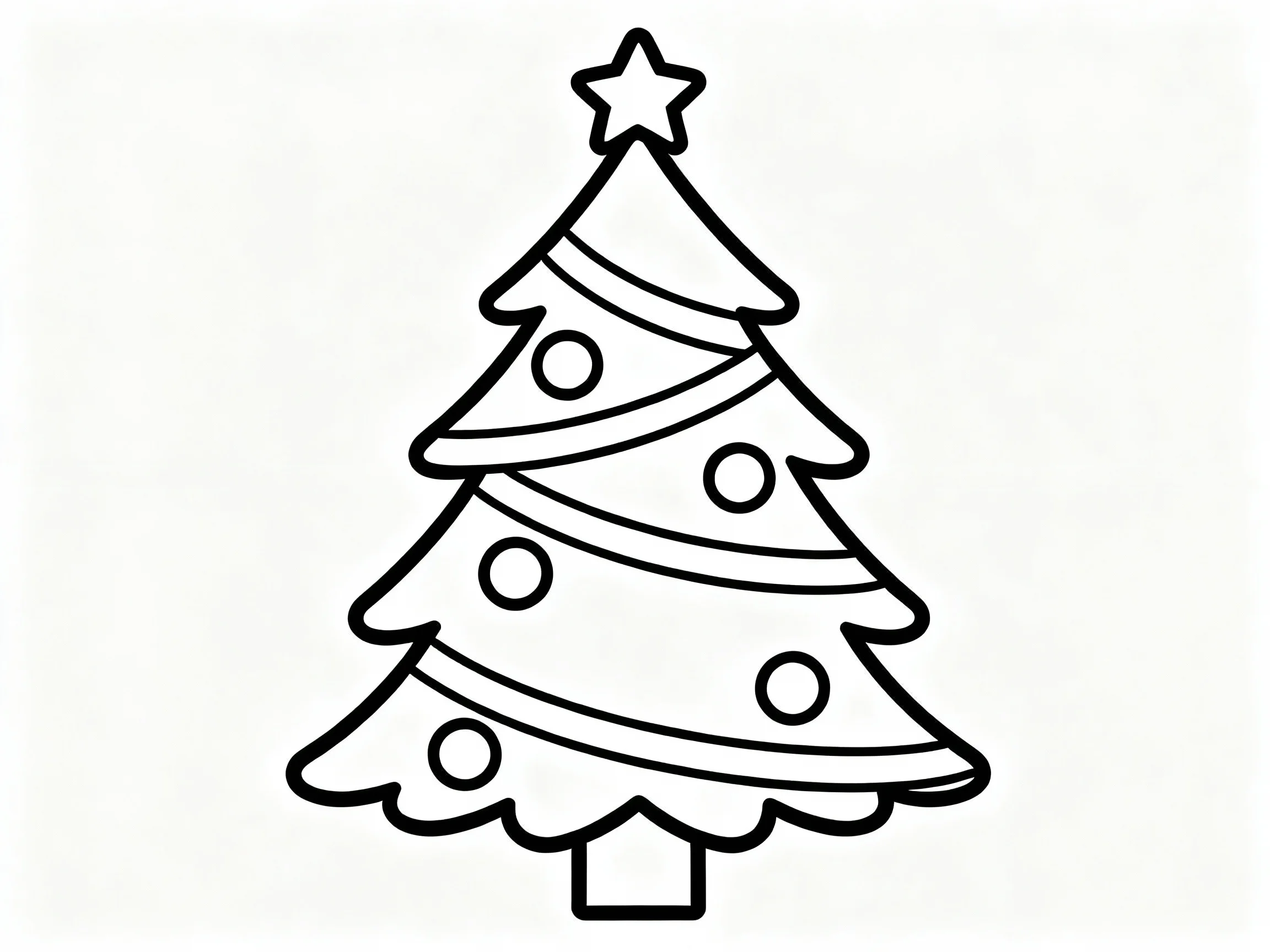 Festive Tree with Ribbons