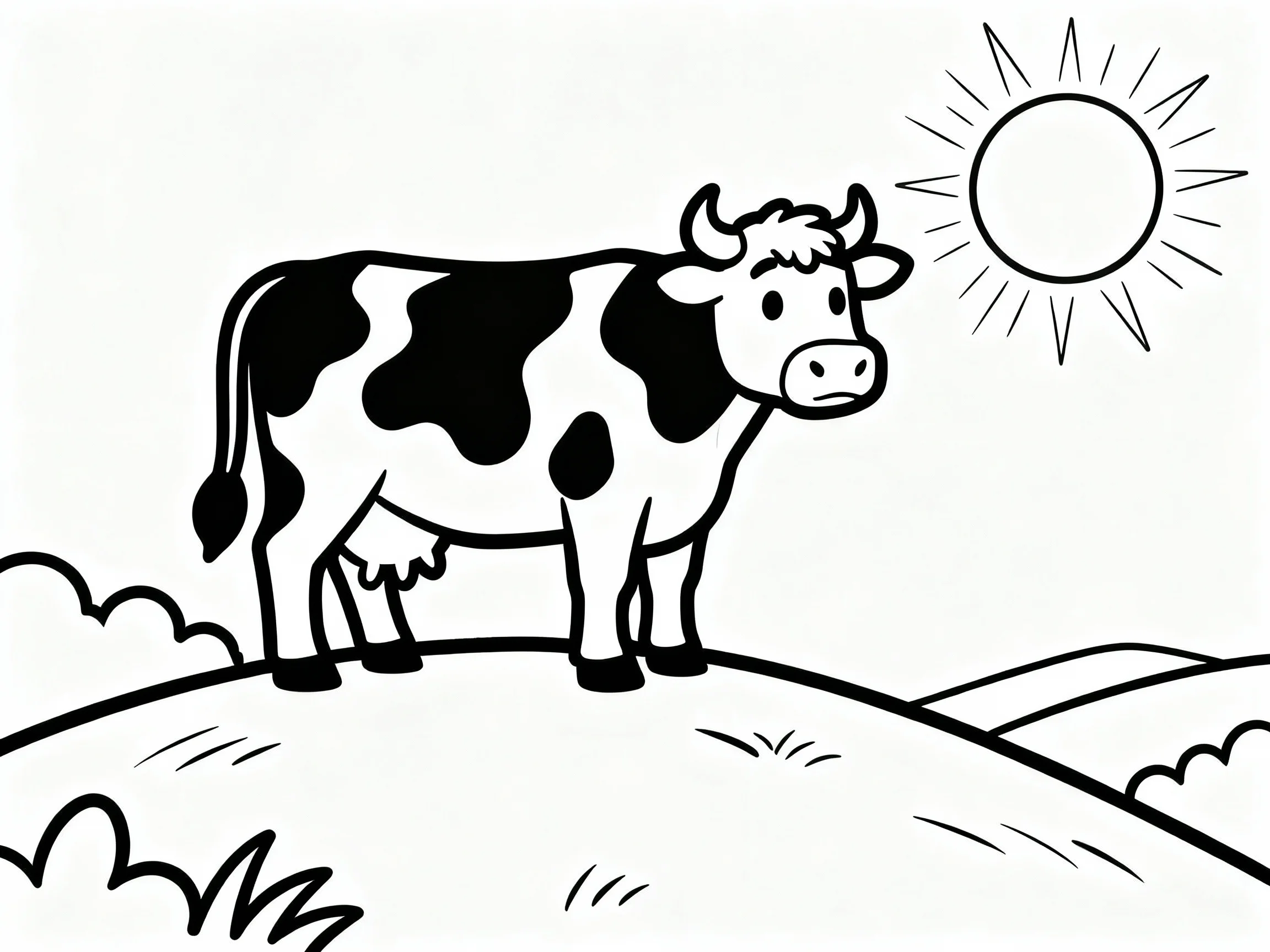 Cow at Sunrise