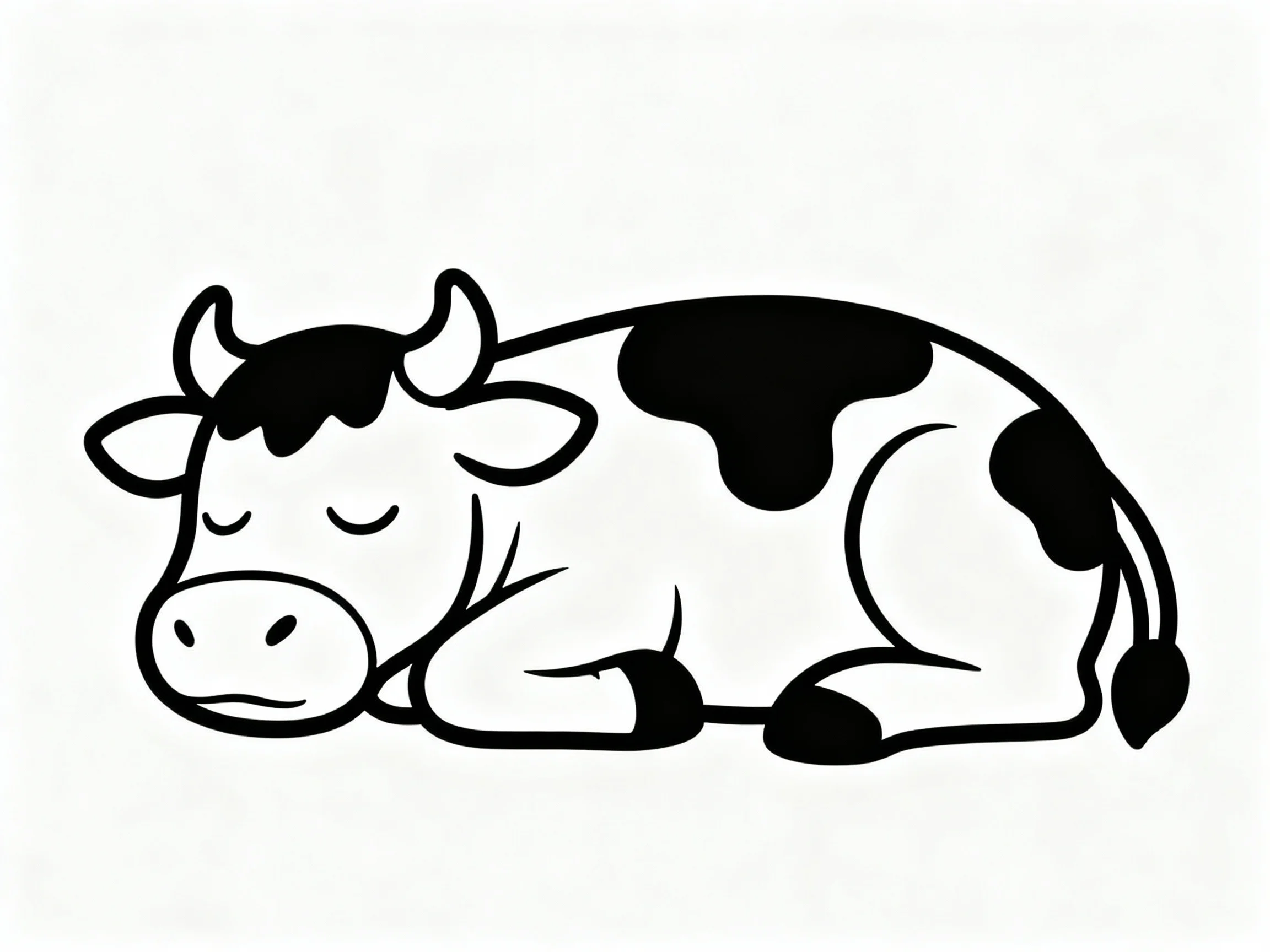 Cow Sleeping