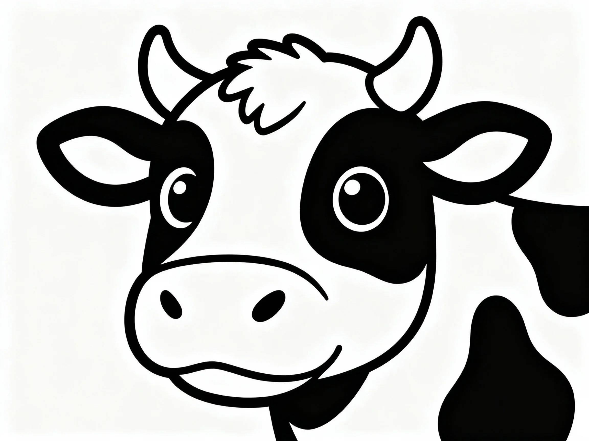 Spotted Cow Portrait