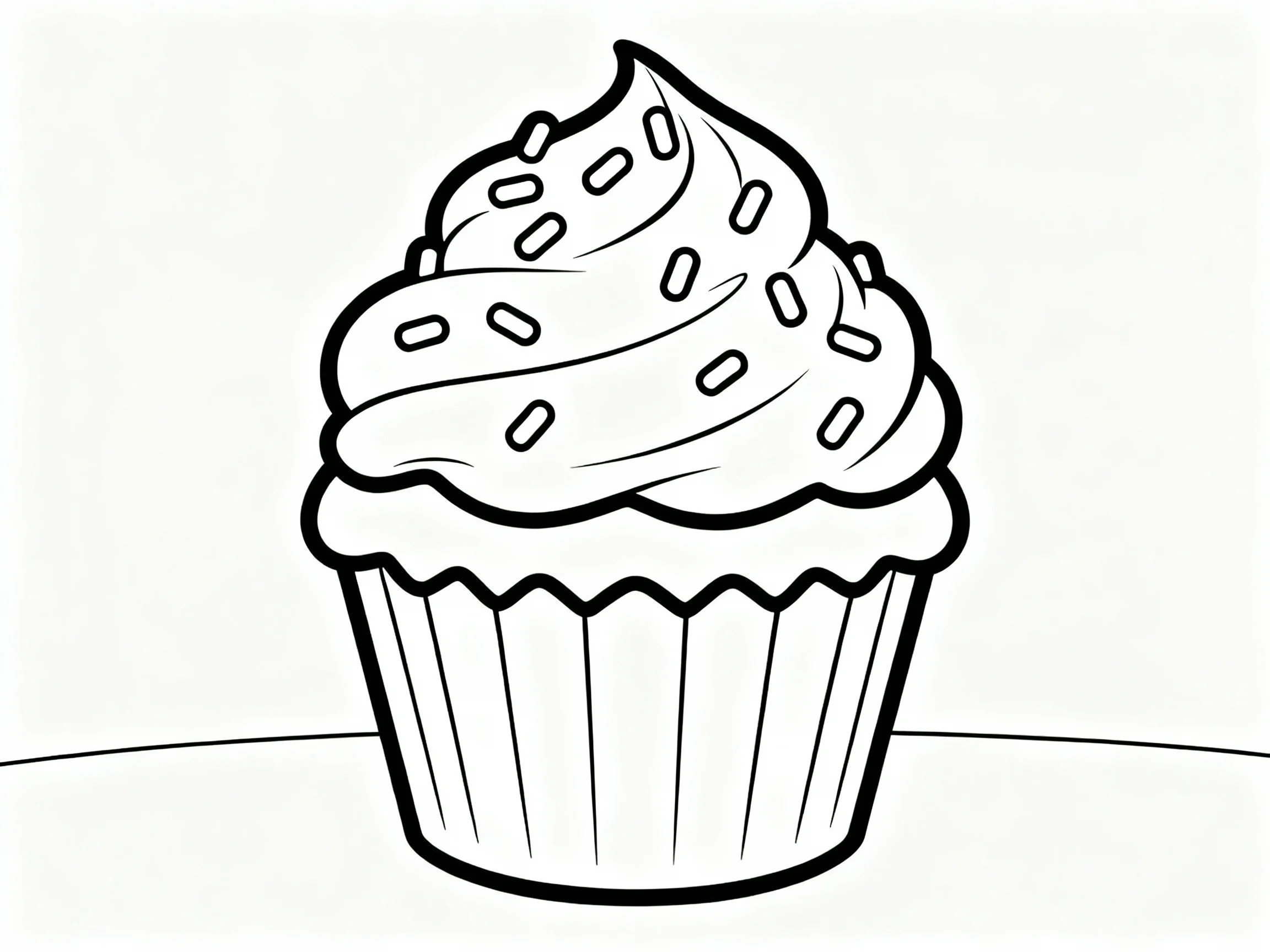 Cupcake with Sprinkles