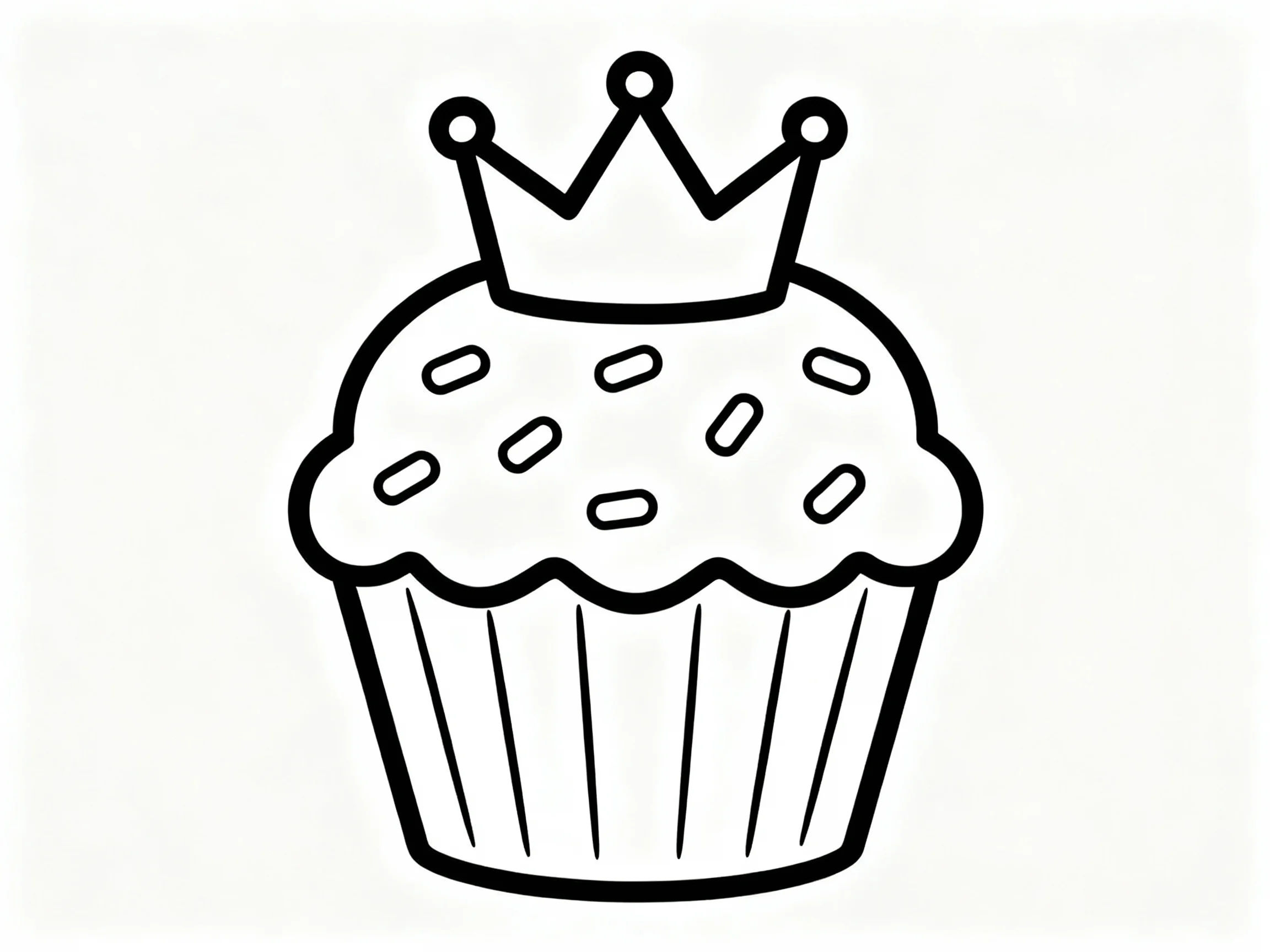 Cupcake with Crown