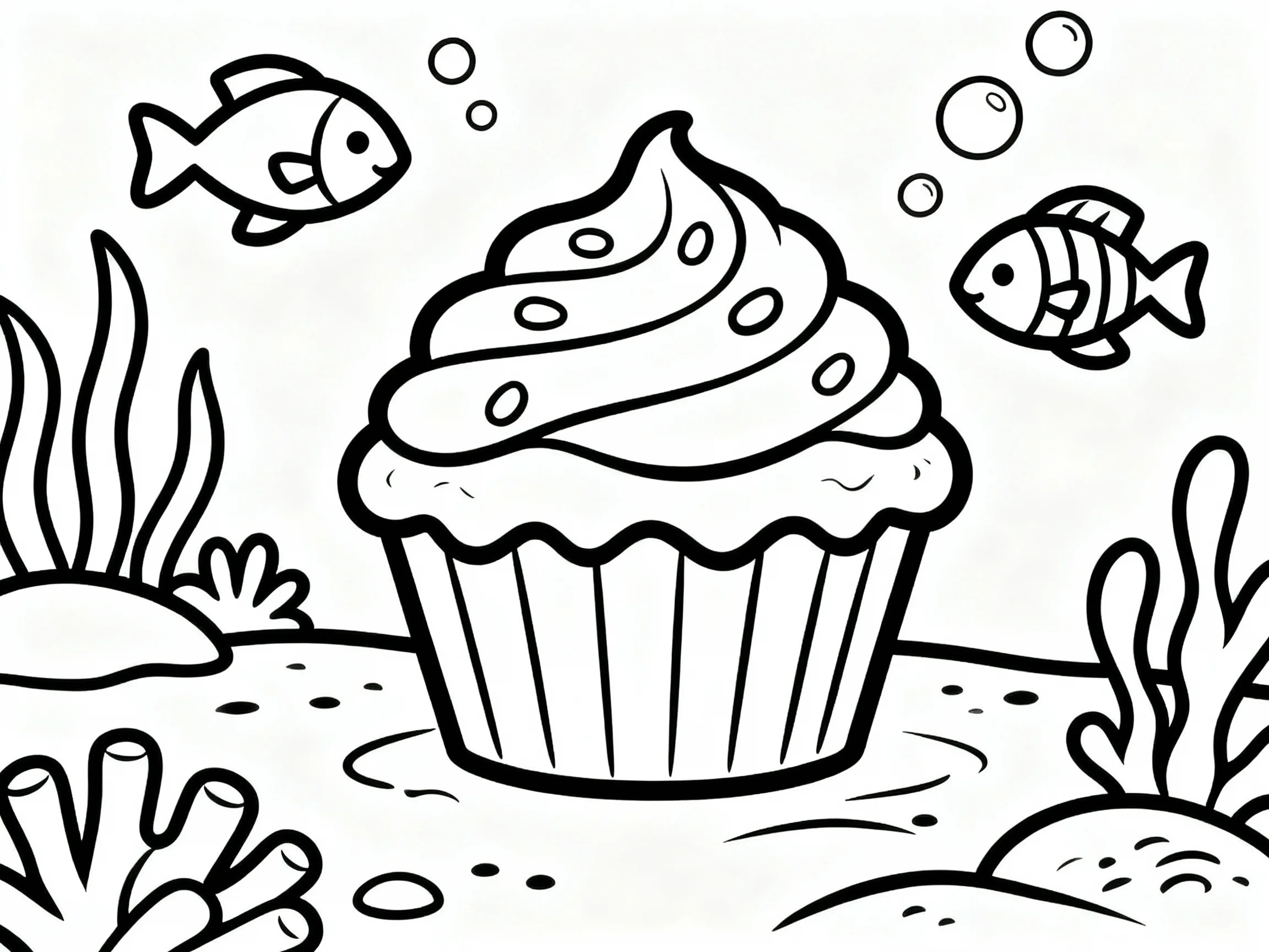 Underwater Cupcake