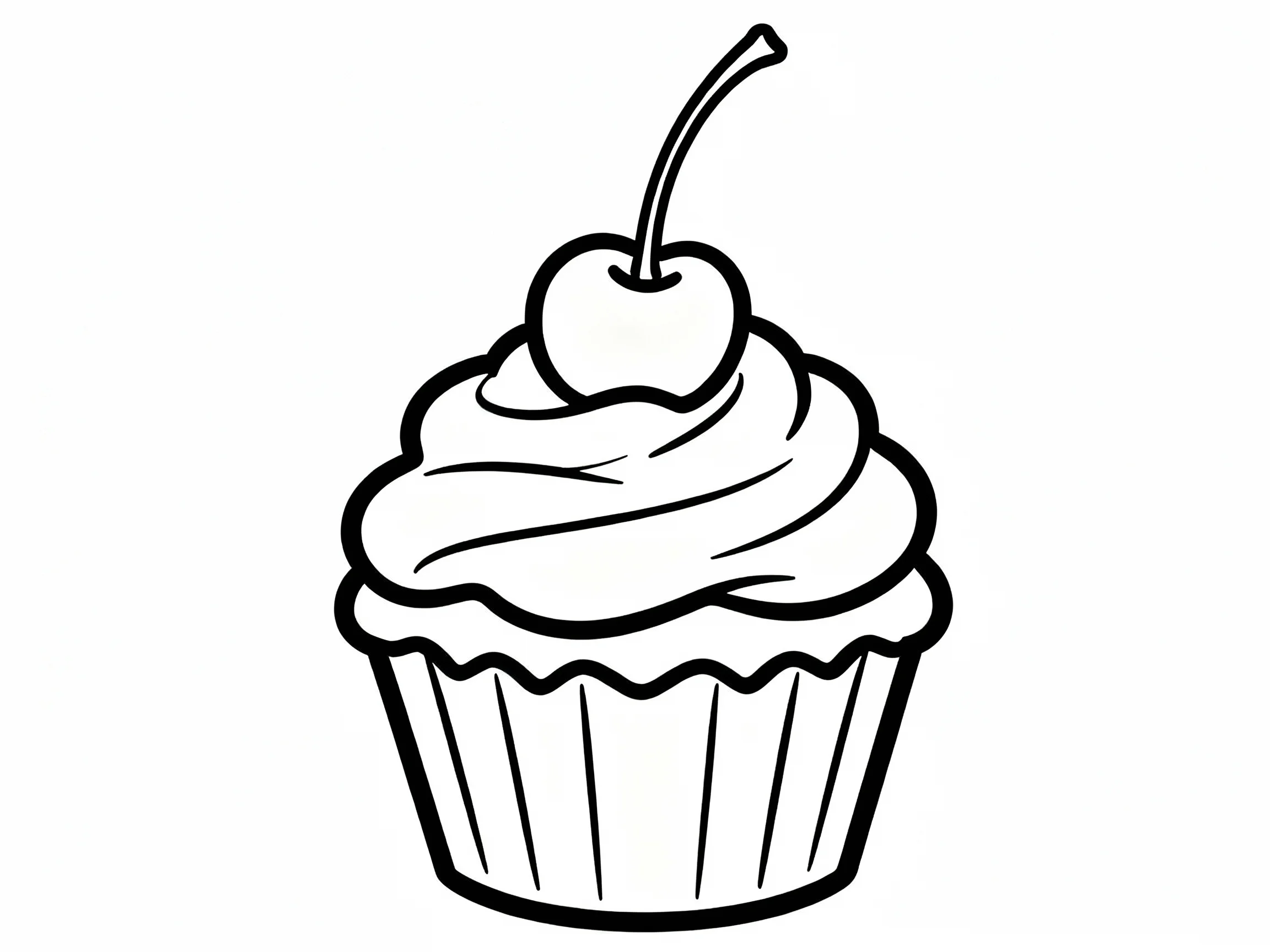 Cupcake with Cherry on Top