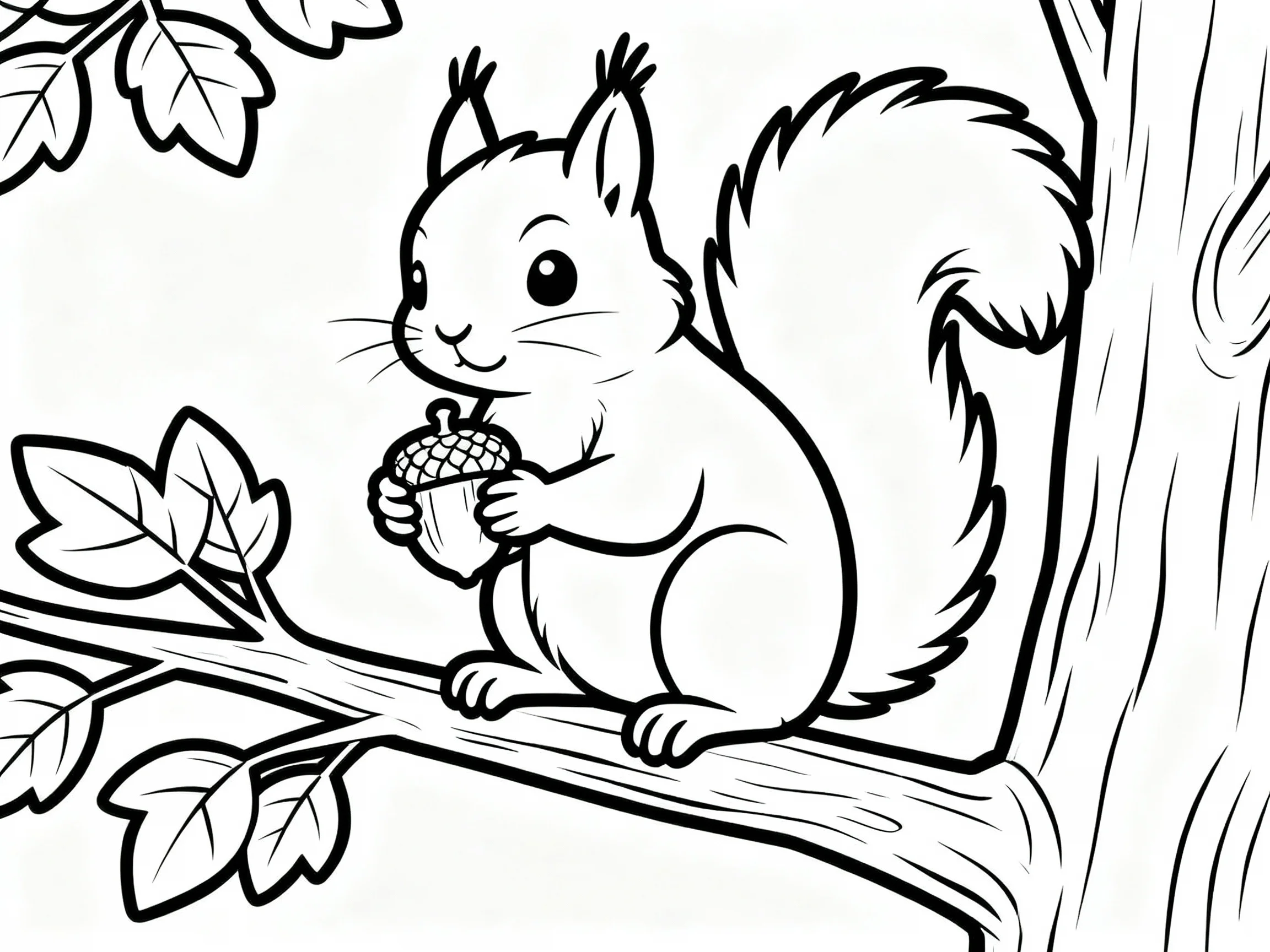 Squirrel with Acorn