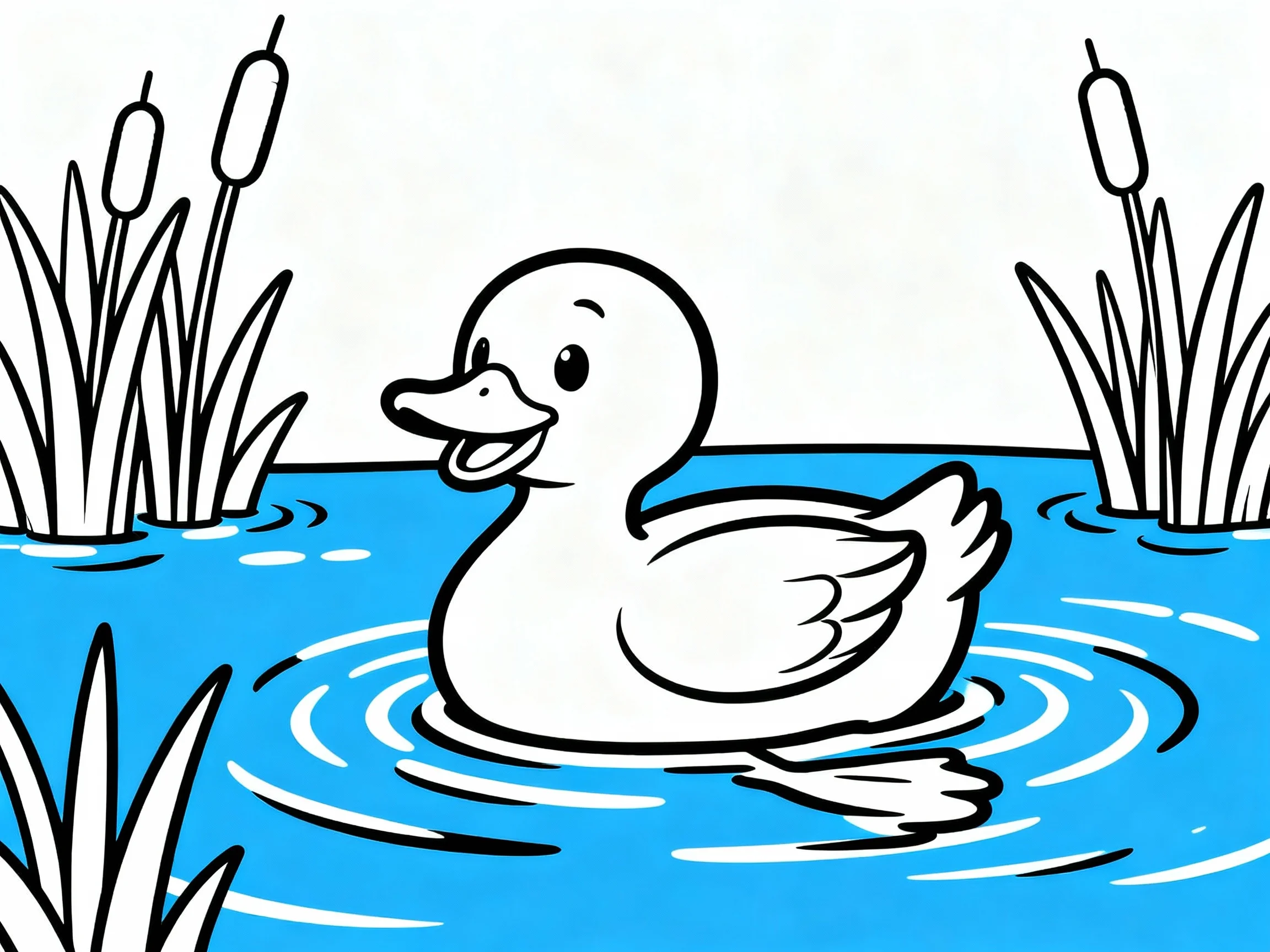 Duck Swimming