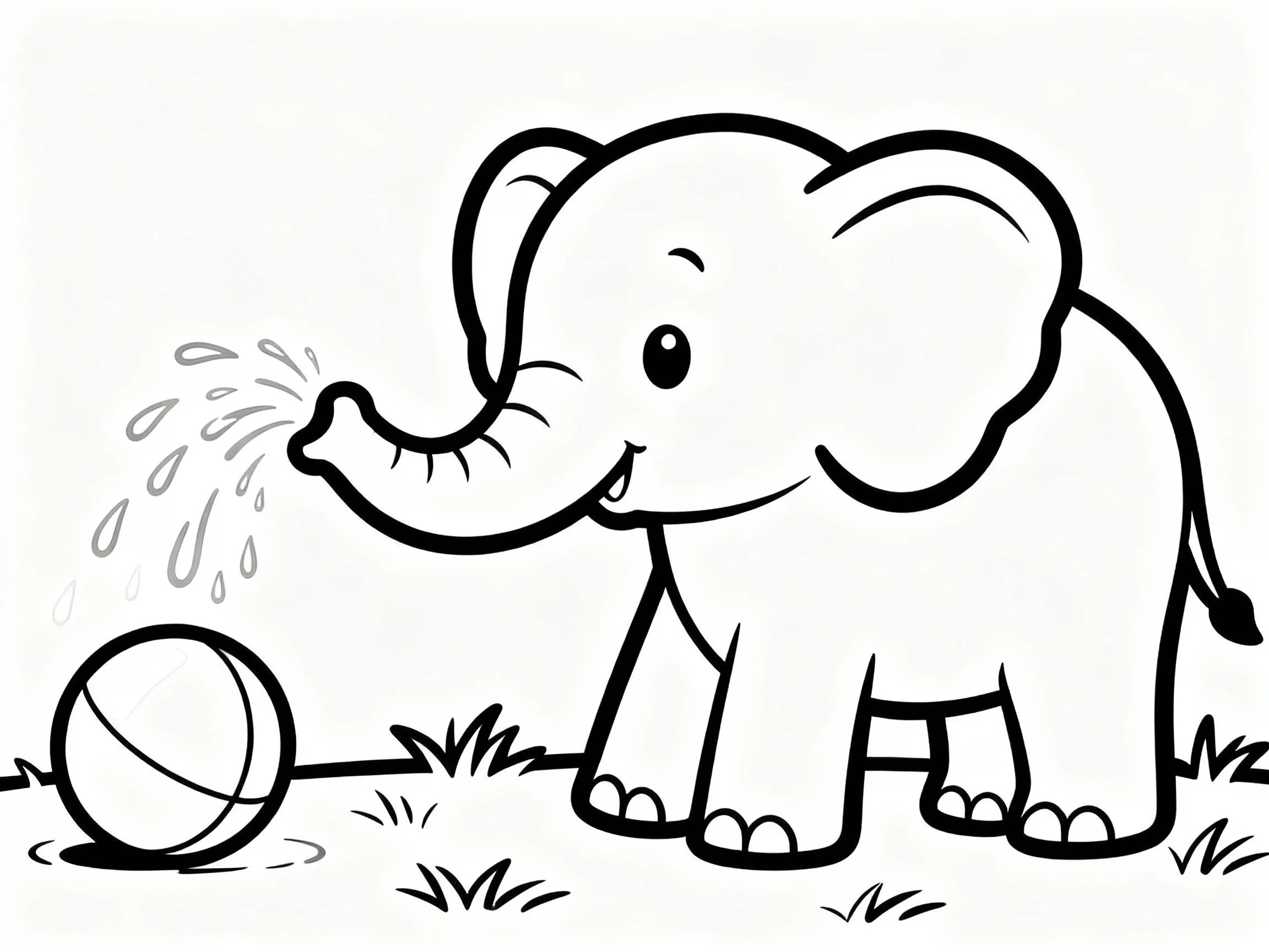 Elephant with Ball
