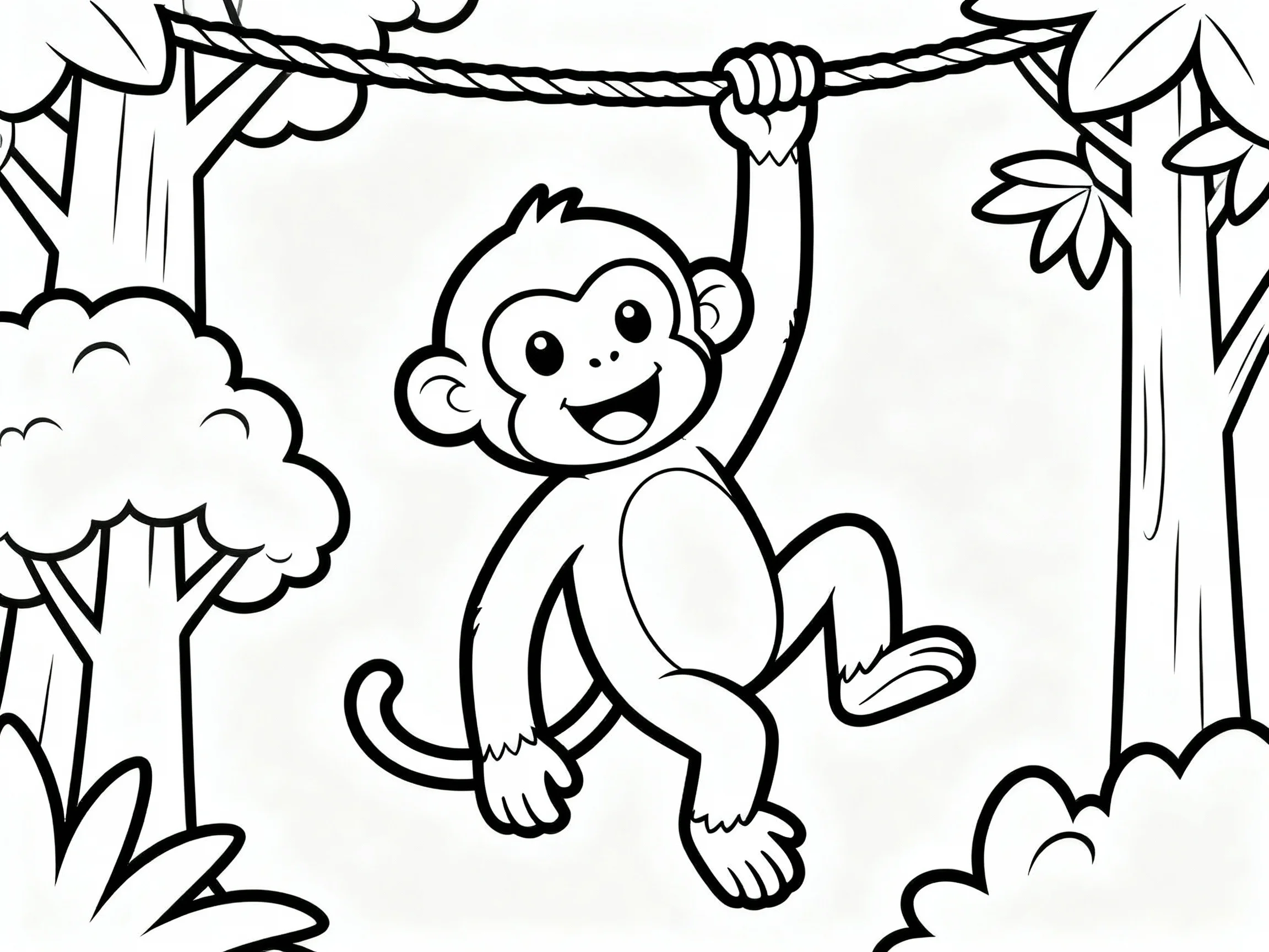 Monkey Swinging