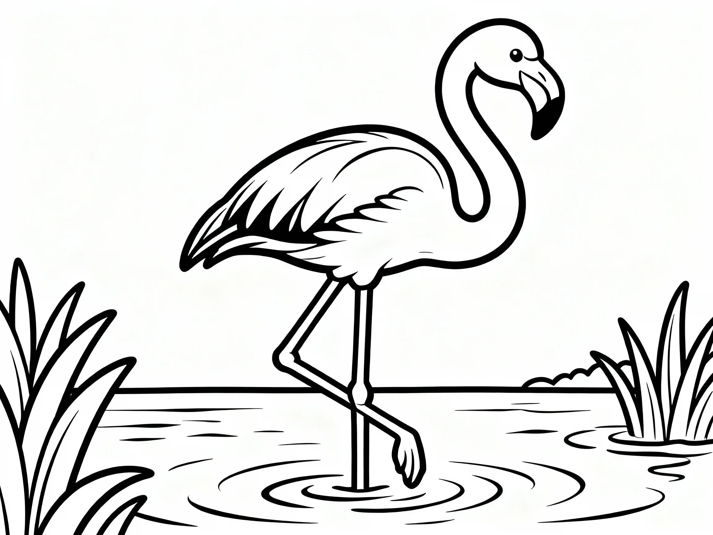 Flamingo Standing