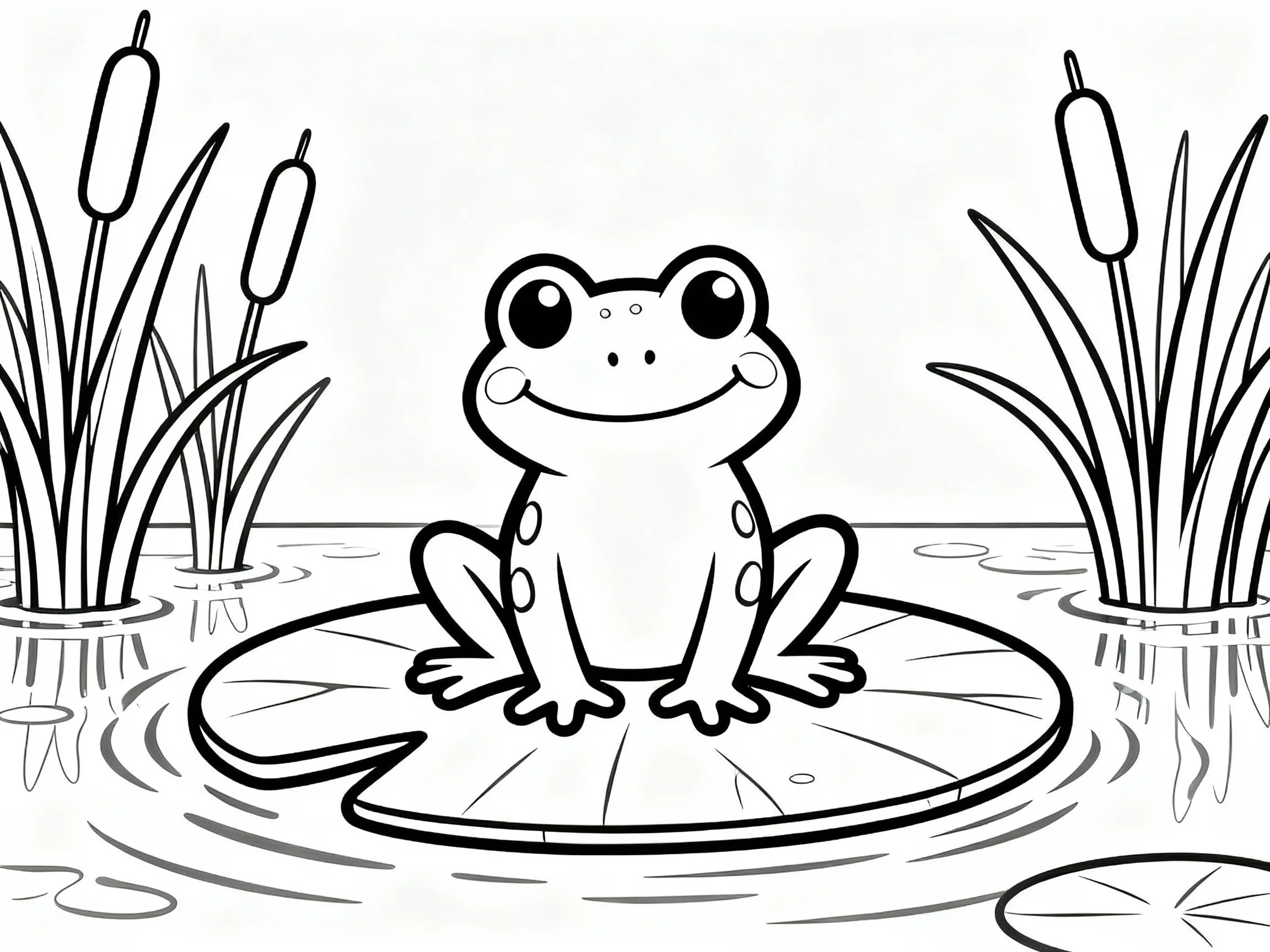Frog on Lily Pad