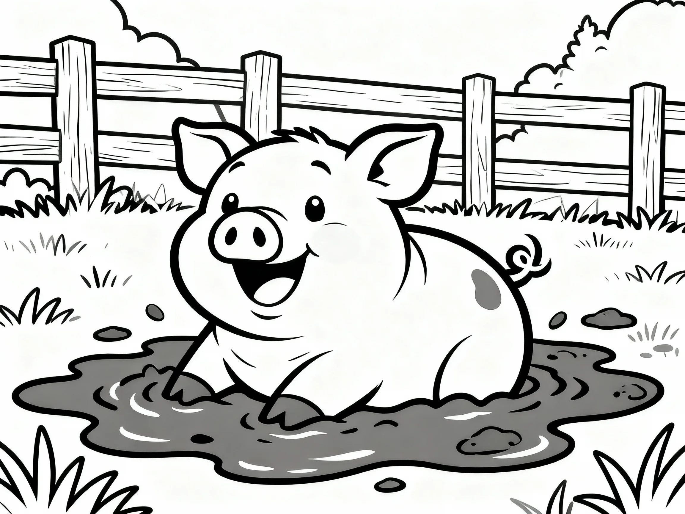 Pig in Mud
