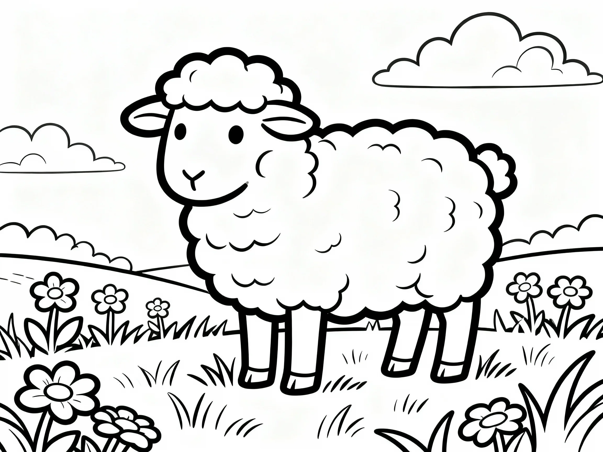 Sheep in Field