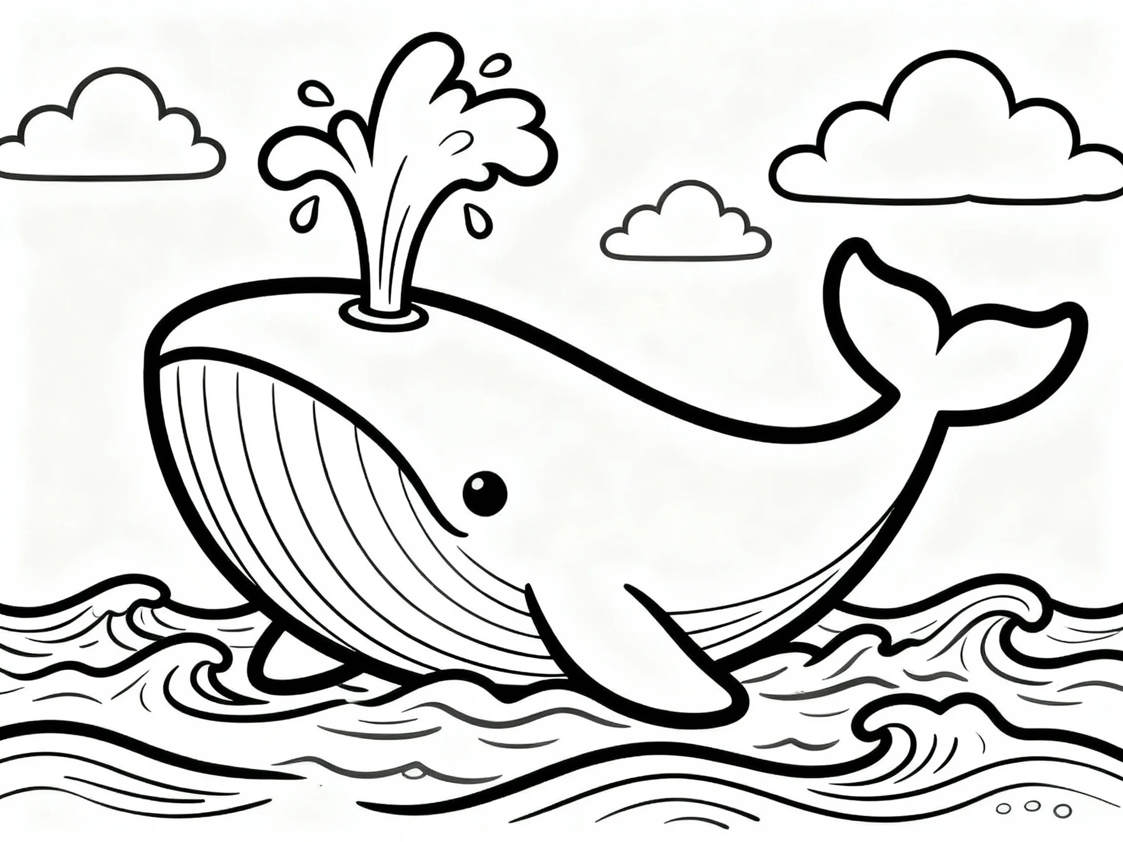 Whale Spouting