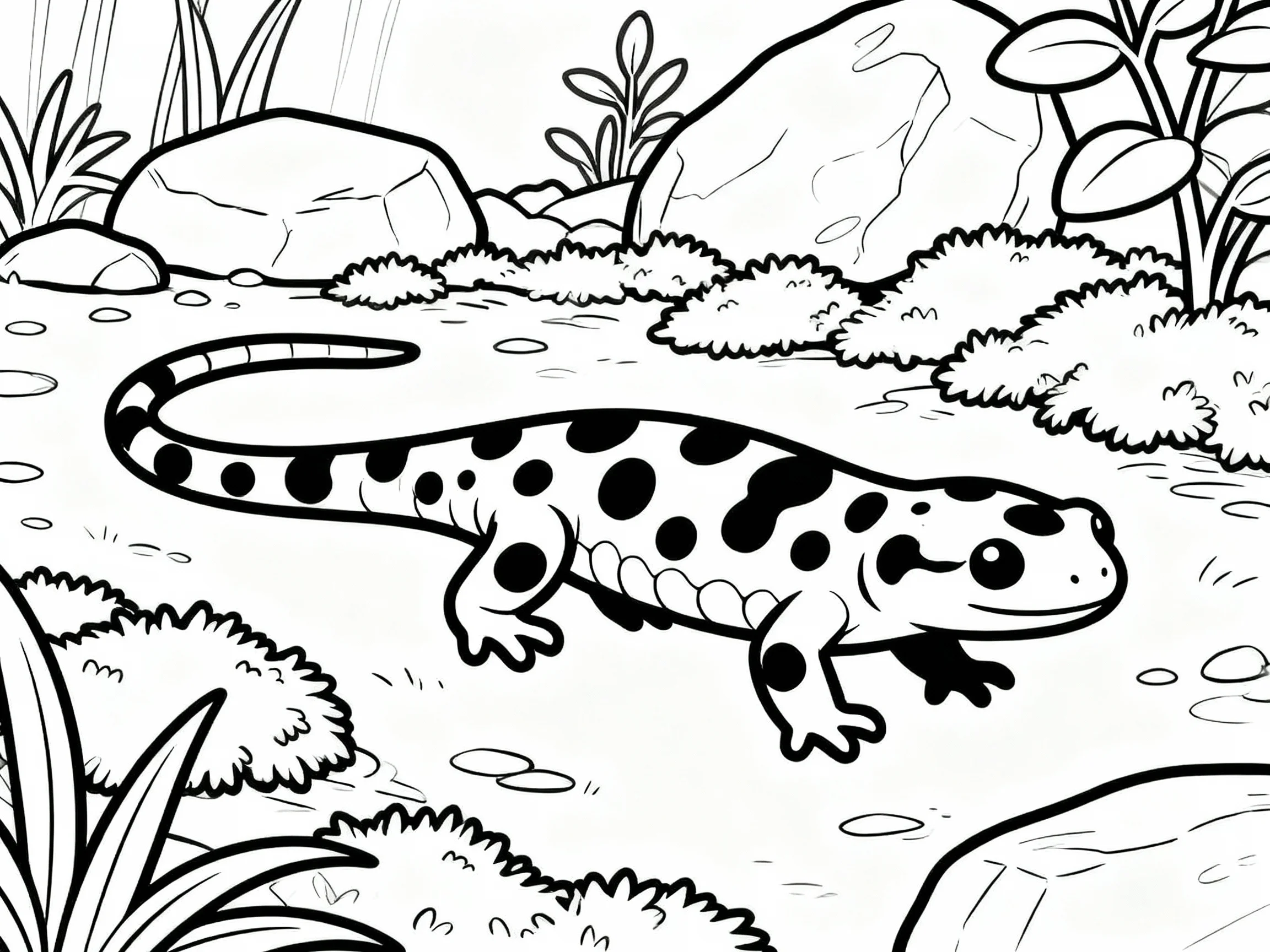 Salamander Walking