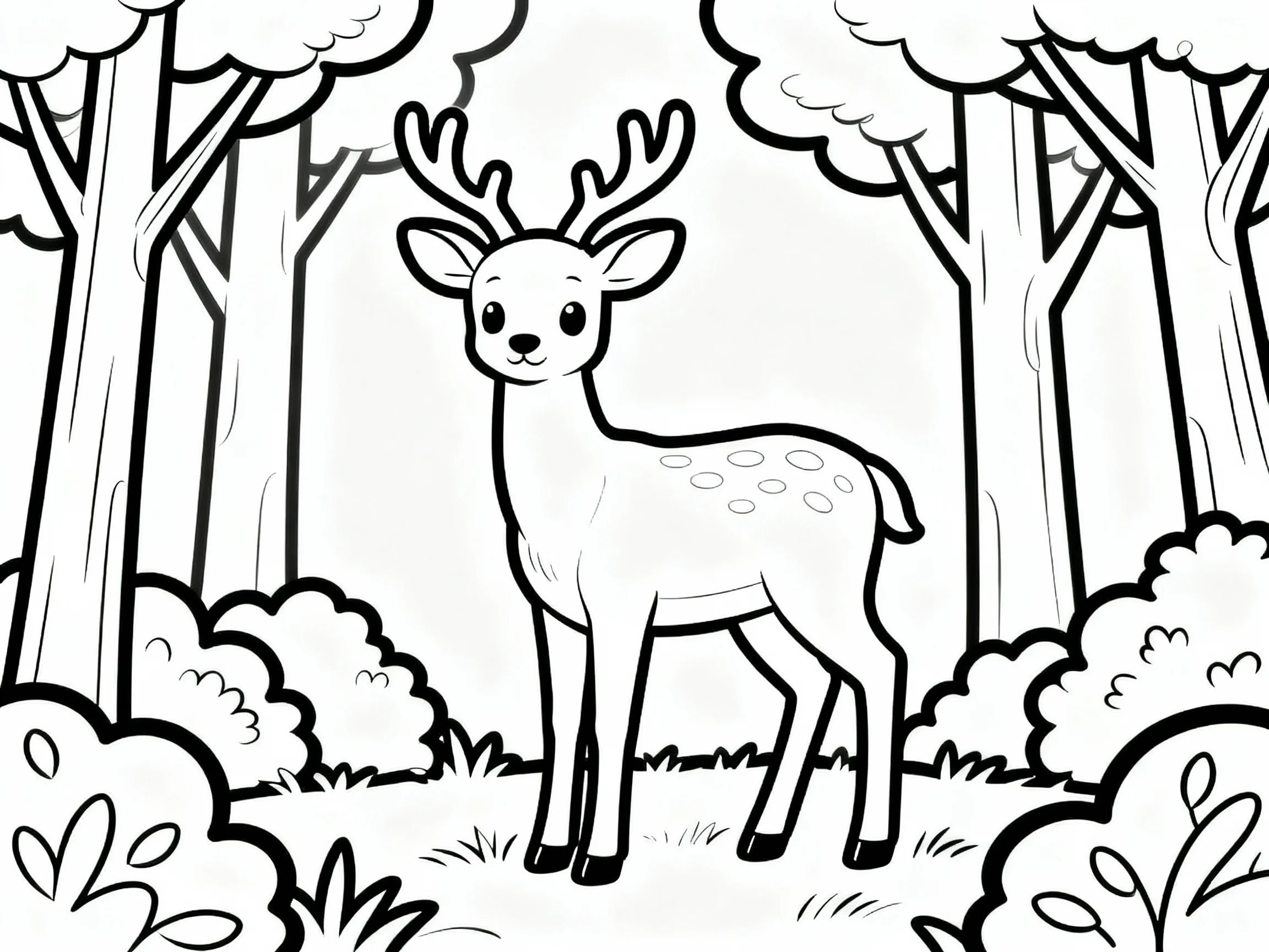 Deer in Forest