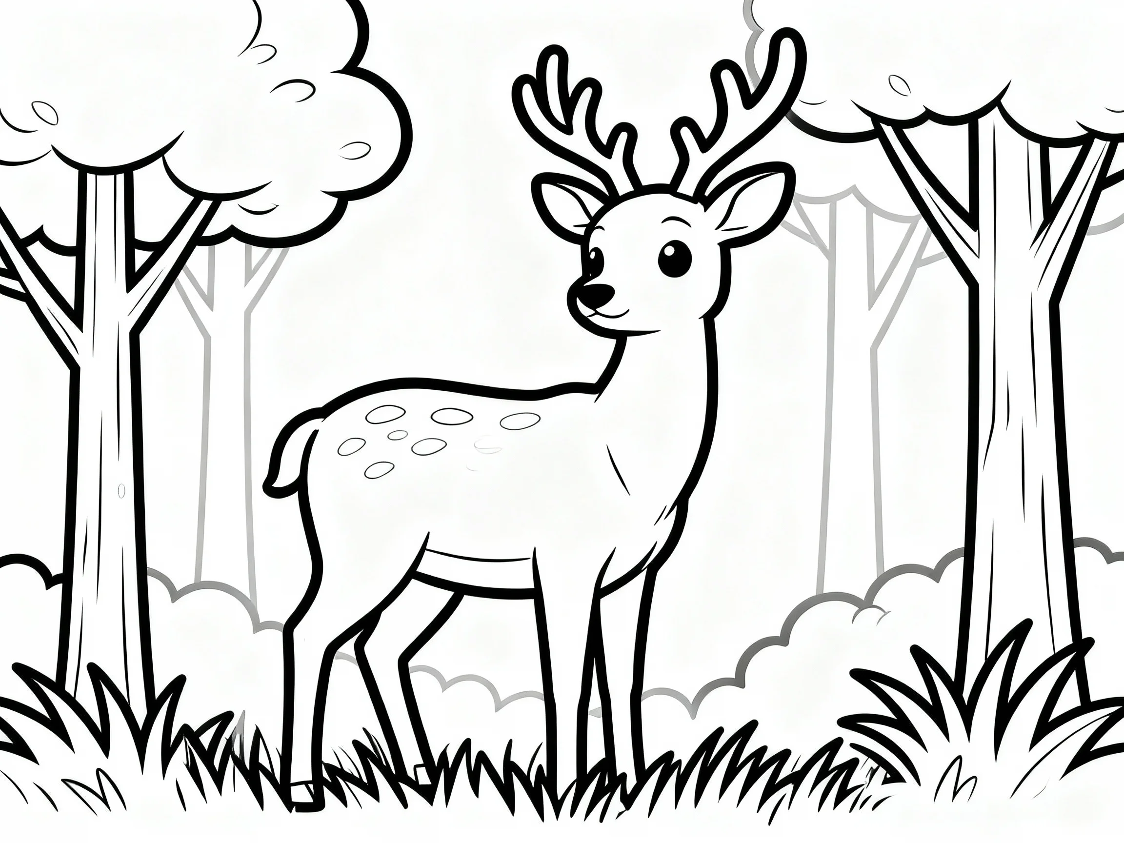 Deer in the Forest