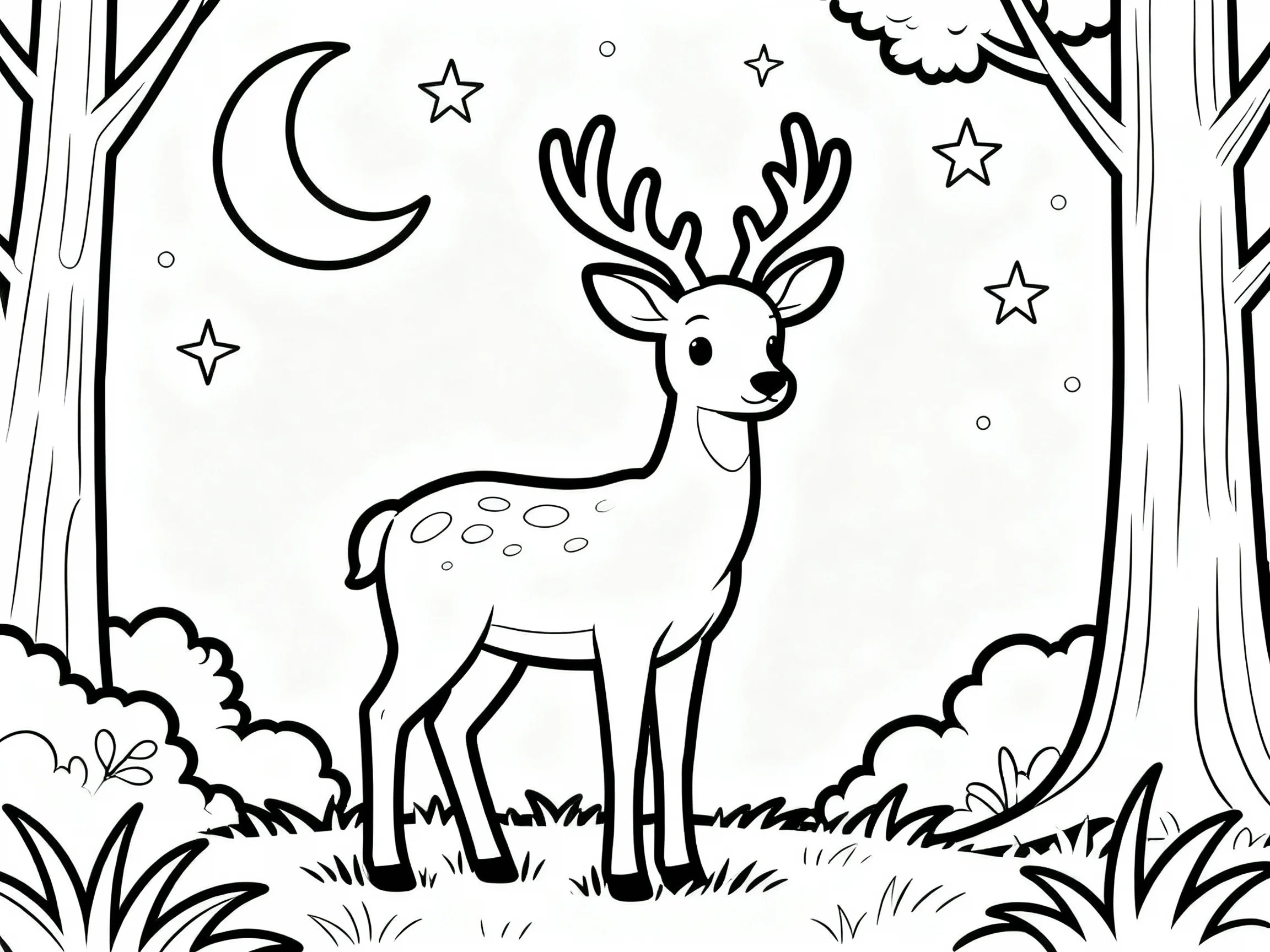 54 Printable Deer Coloring Pages for Creative Fun (Free Download) preview