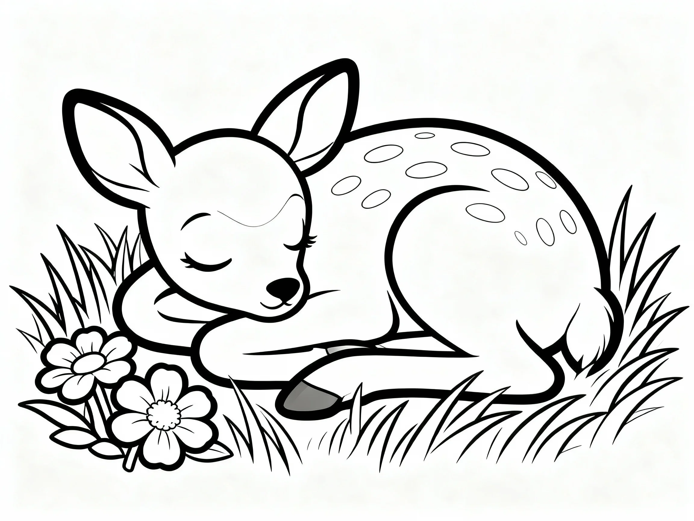 Sleeping Fawn