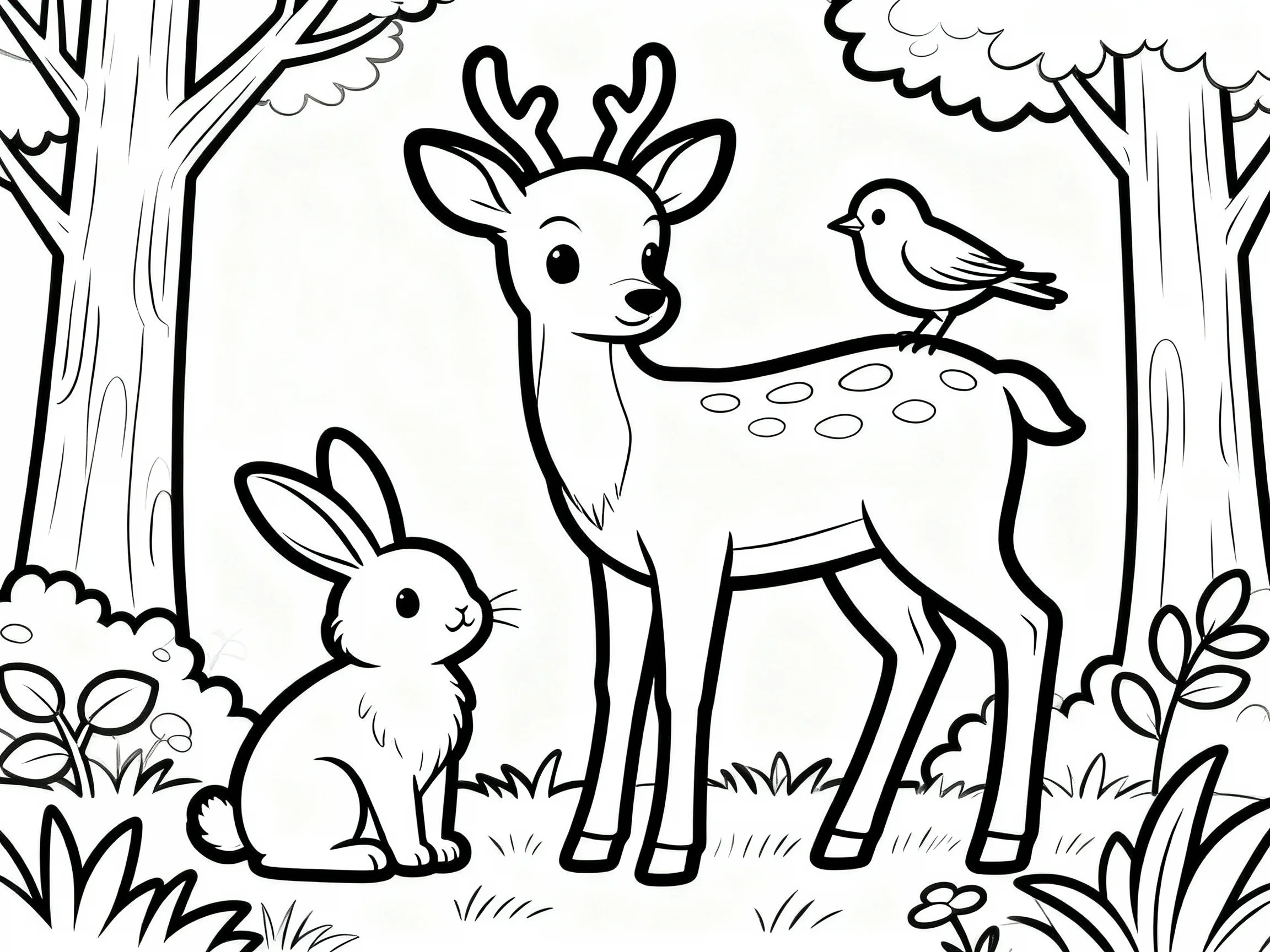 Forest Friends Deer
