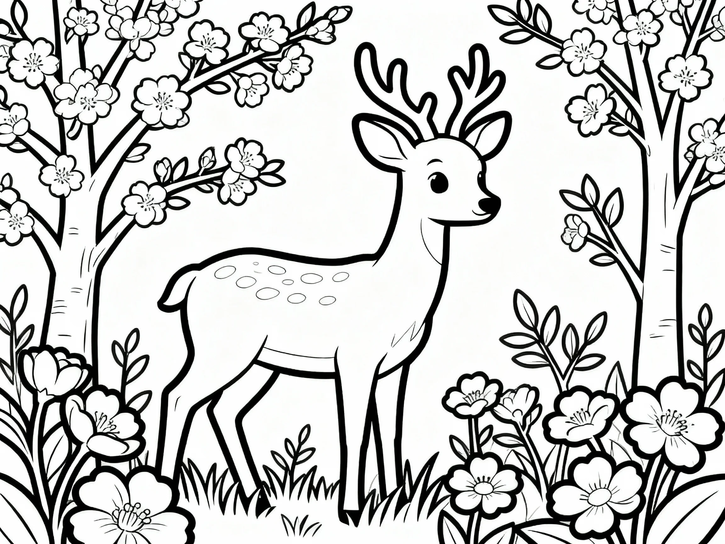 Spring Deer
