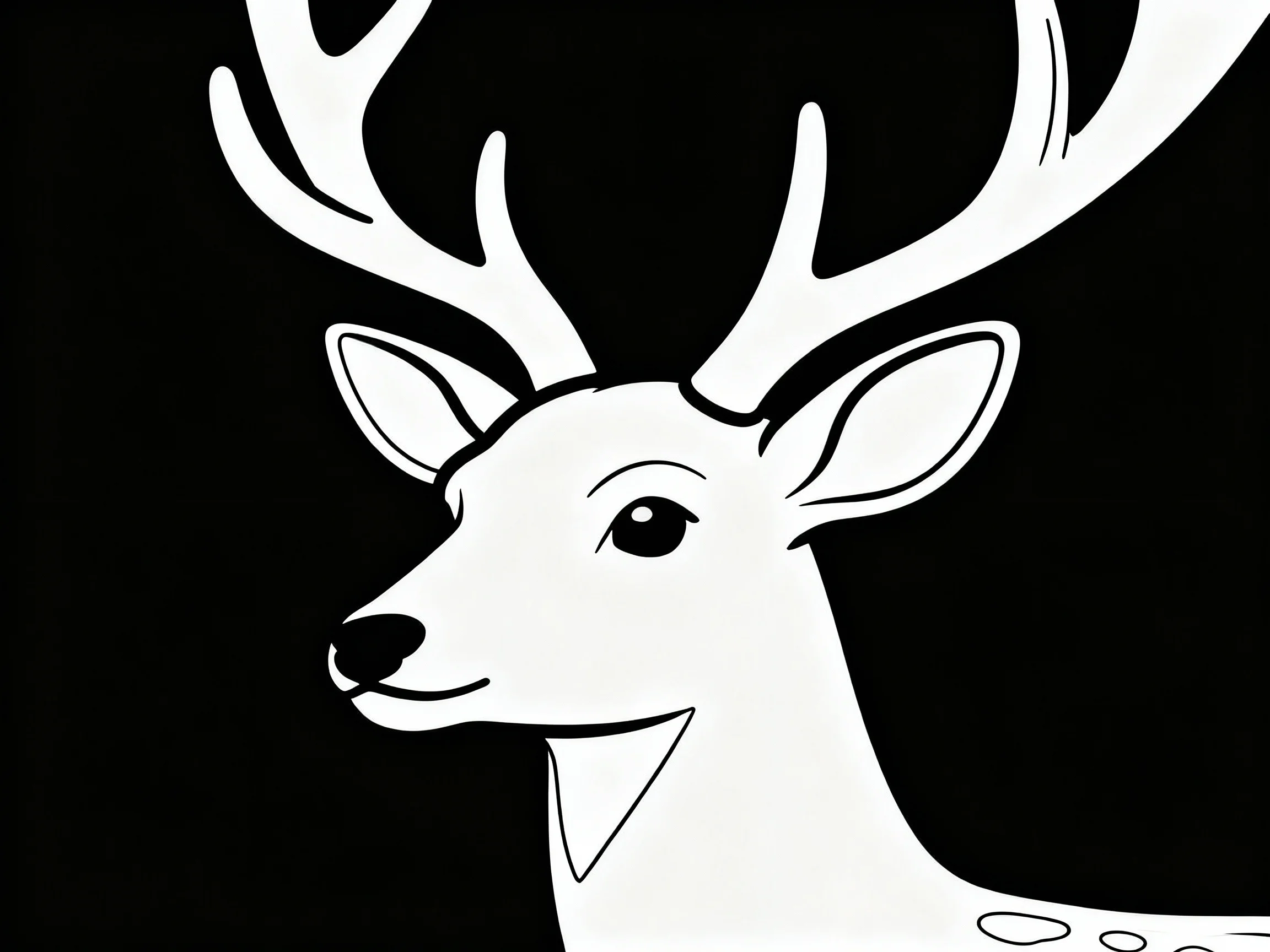 Noble Deer Portrait
