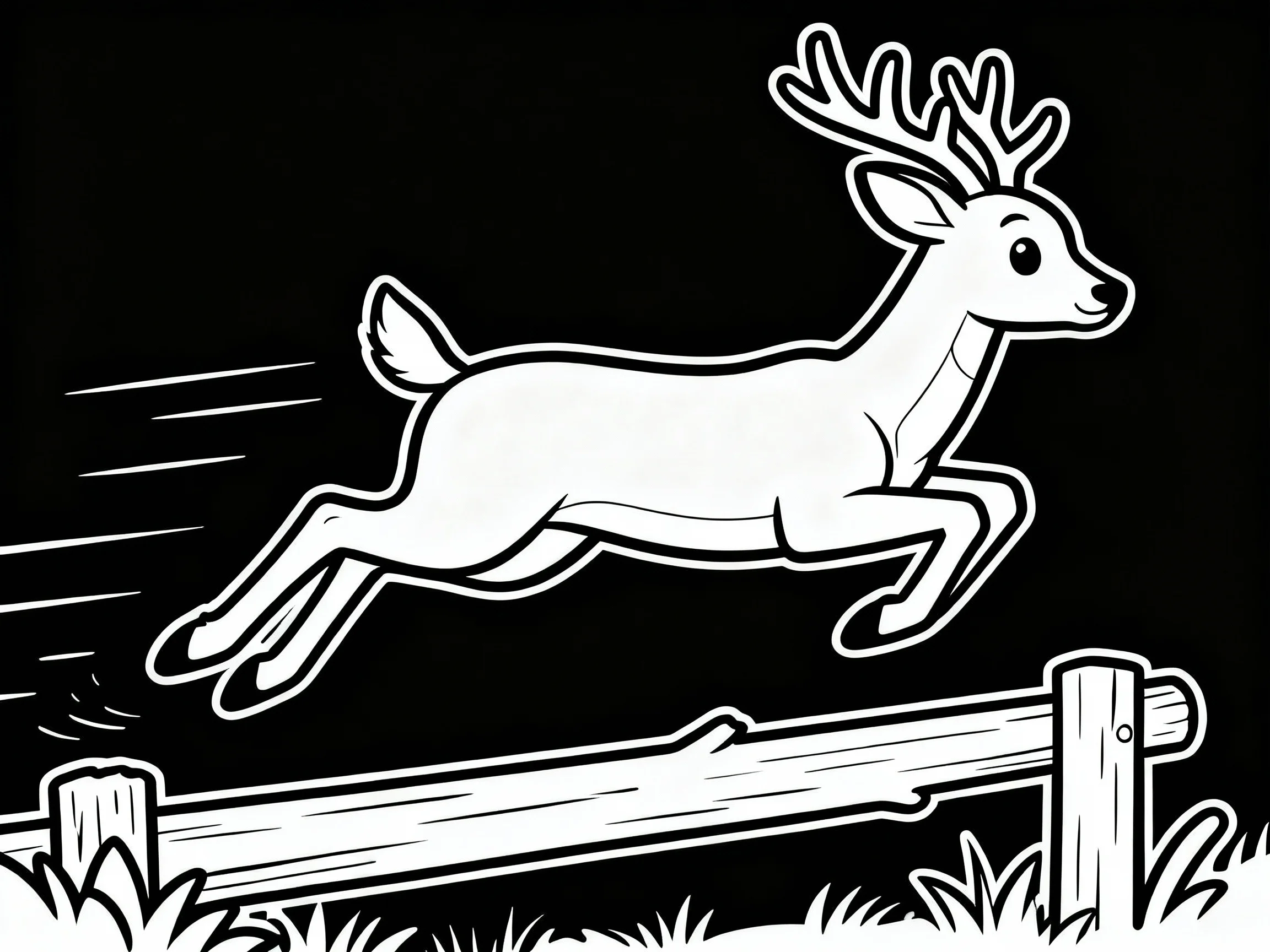 Jumping Deer