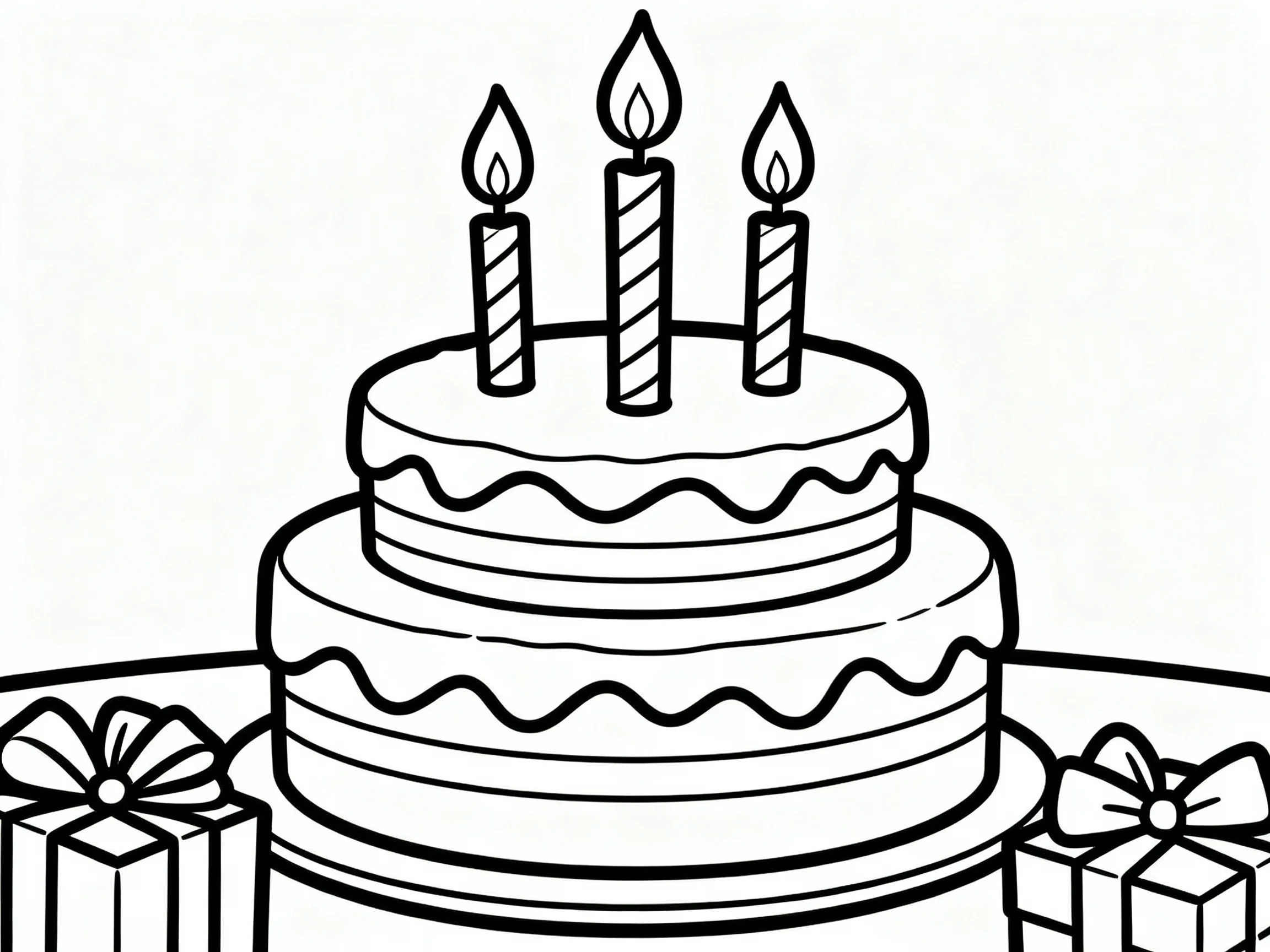 Birthday Cake with Candles