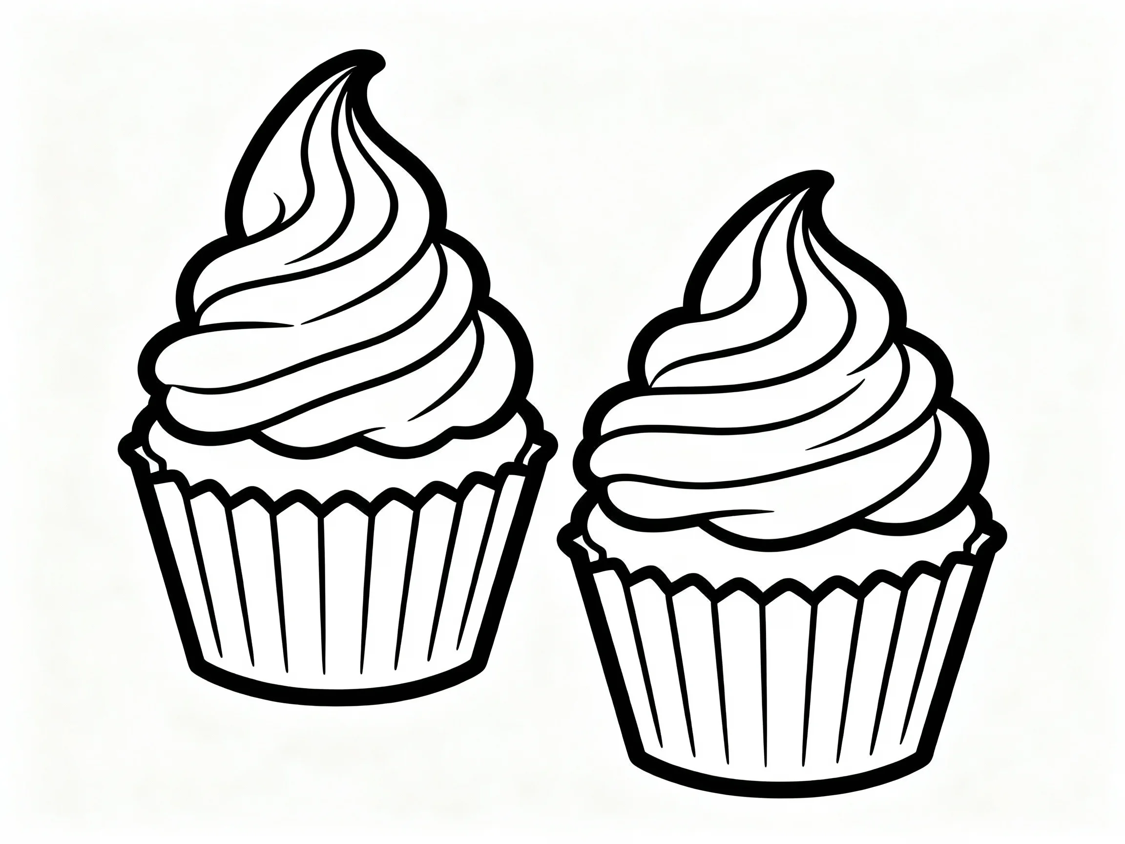 Frosted Cupcake Pair
