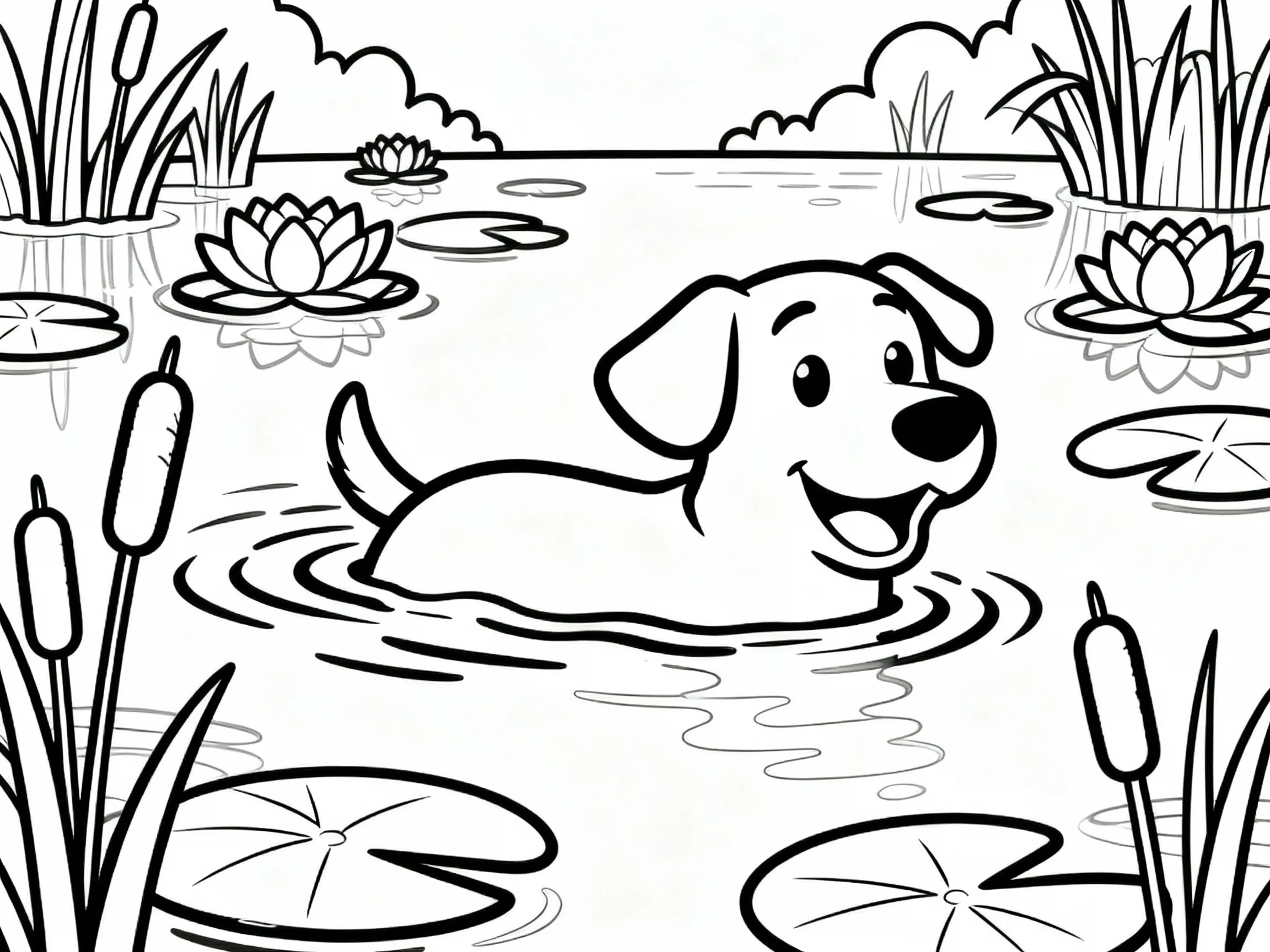 Dog Swimming