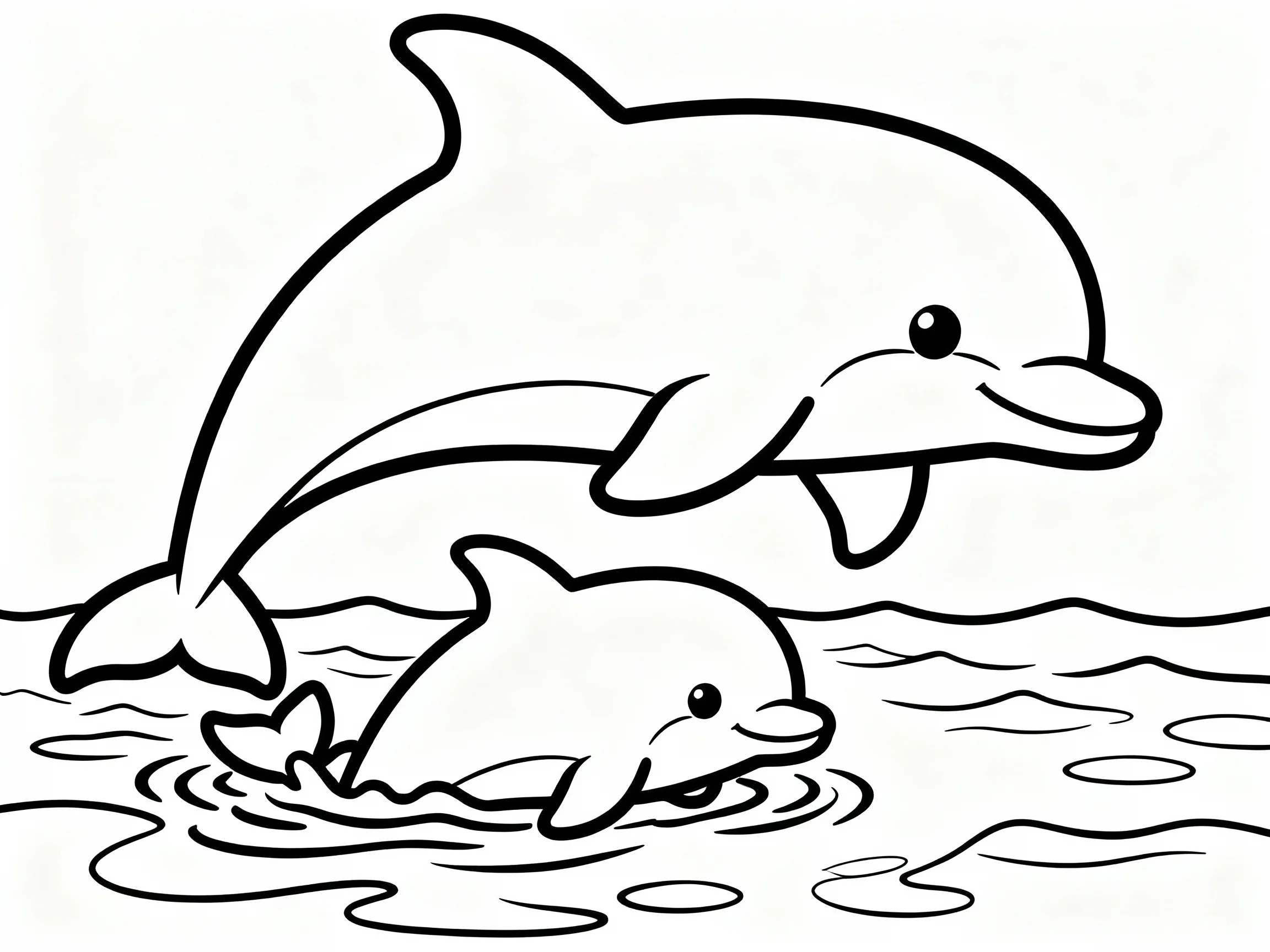 Baby Dolphin Learning