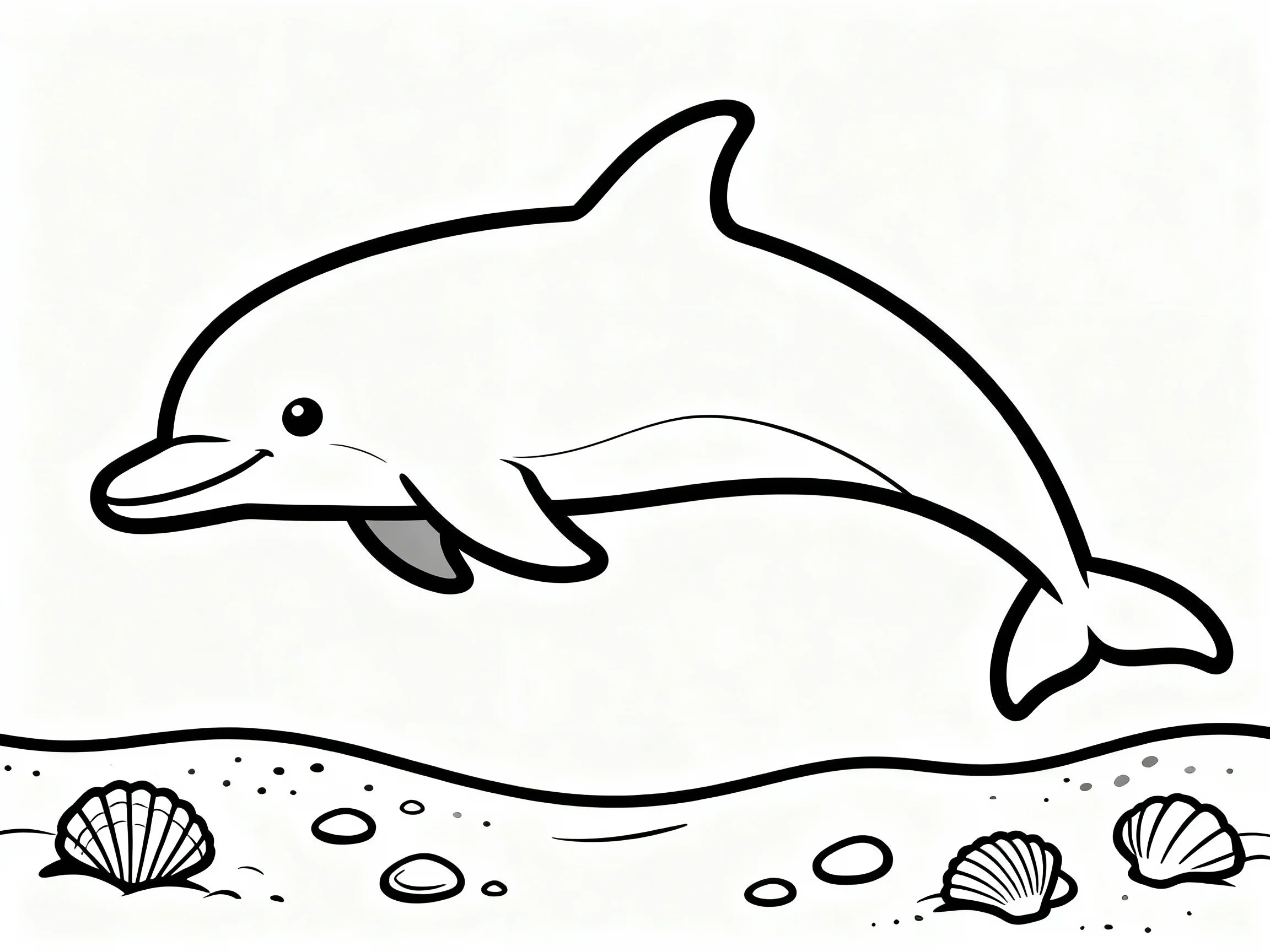 Dolphin on Ocean Floor