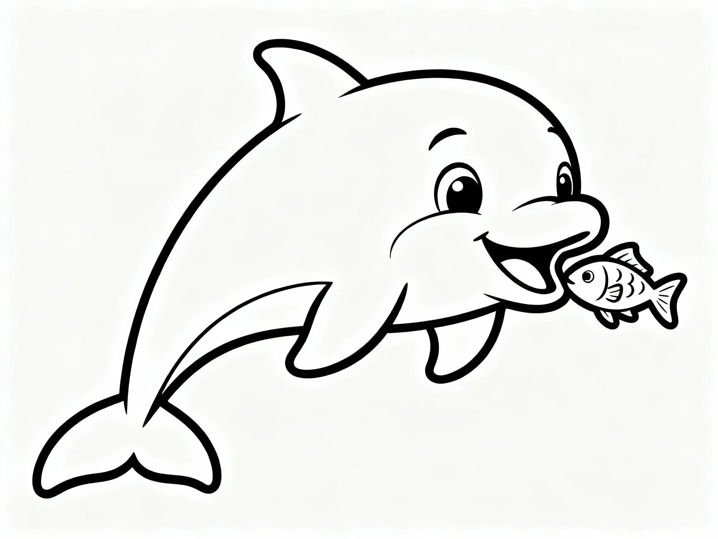 Dolphin Eating Fish