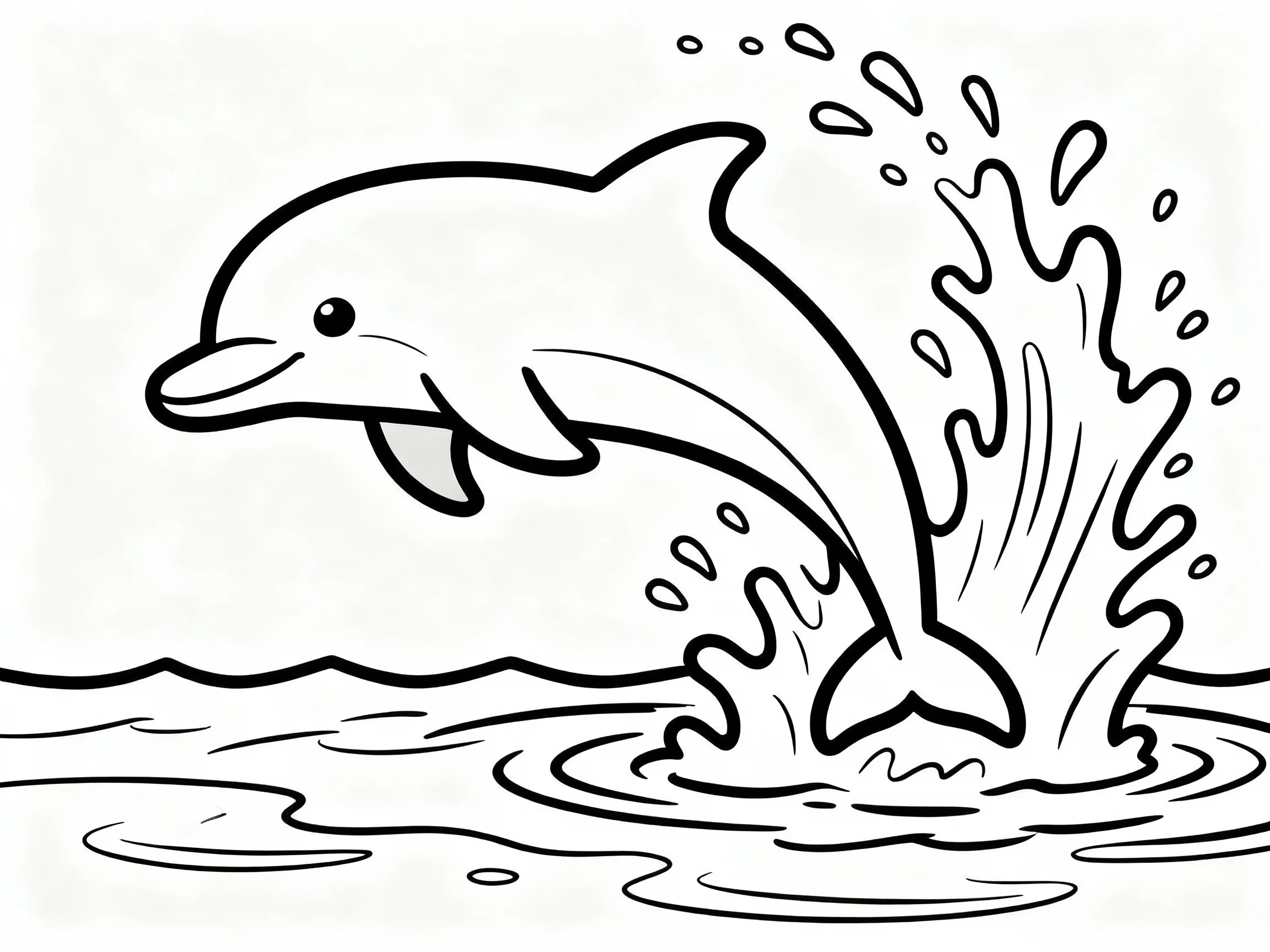 Dolphin Making Splash
