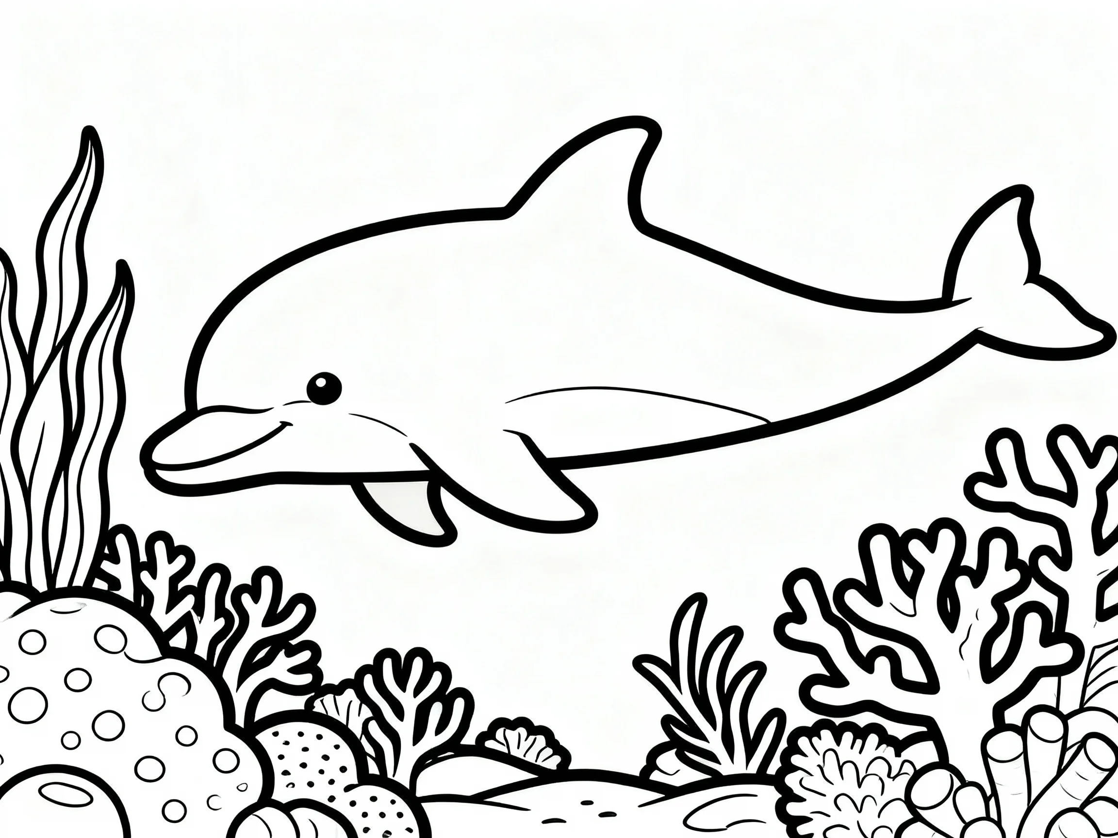 Dolphin in Reef
