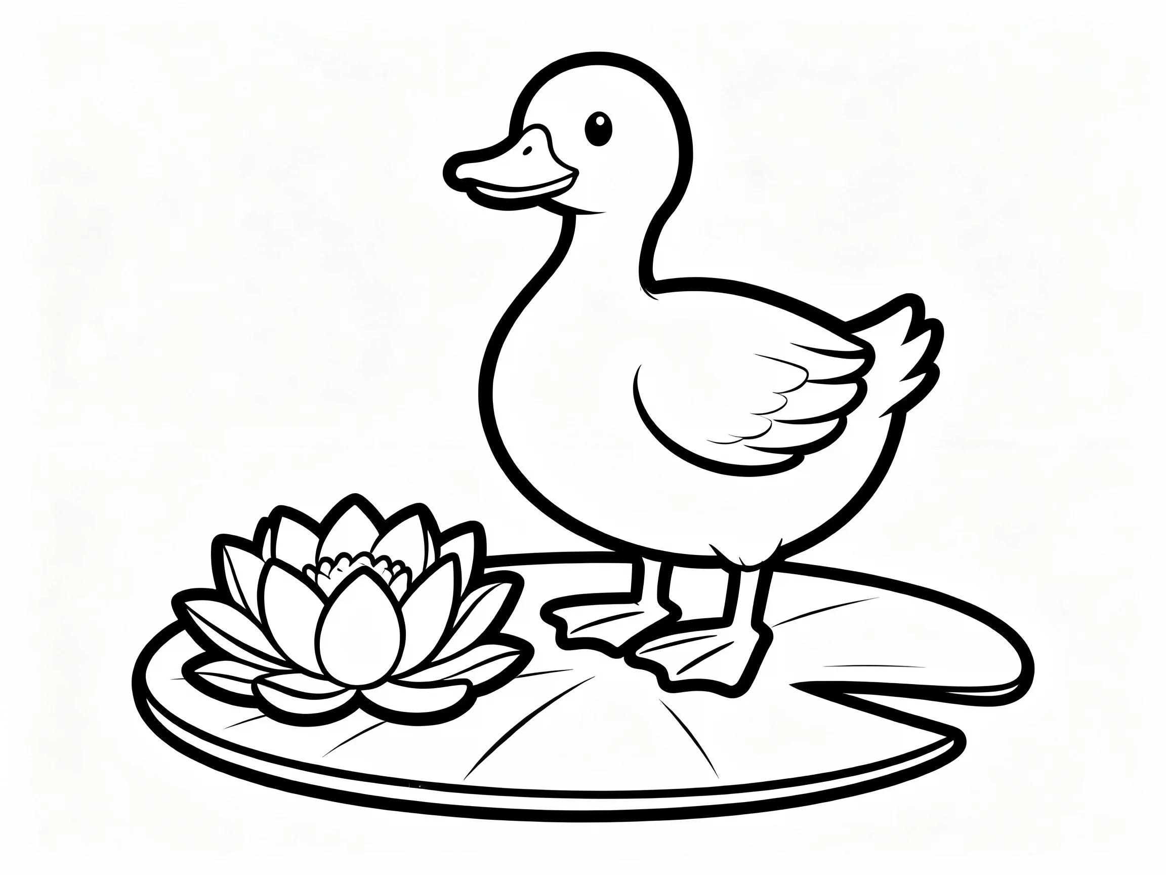 Duck on a Lilypad