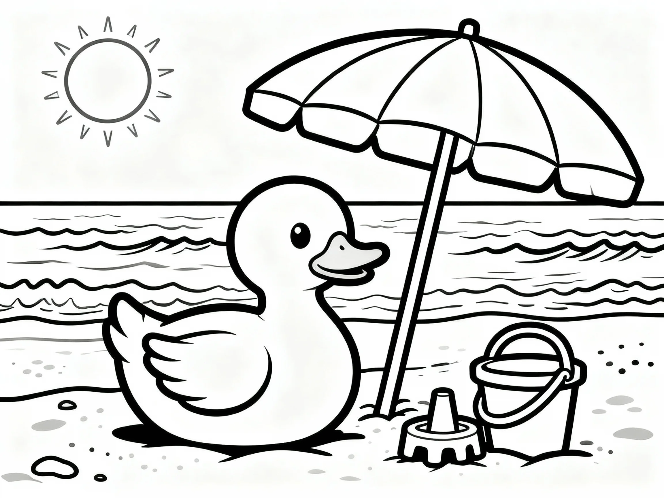 Duck at the Beach